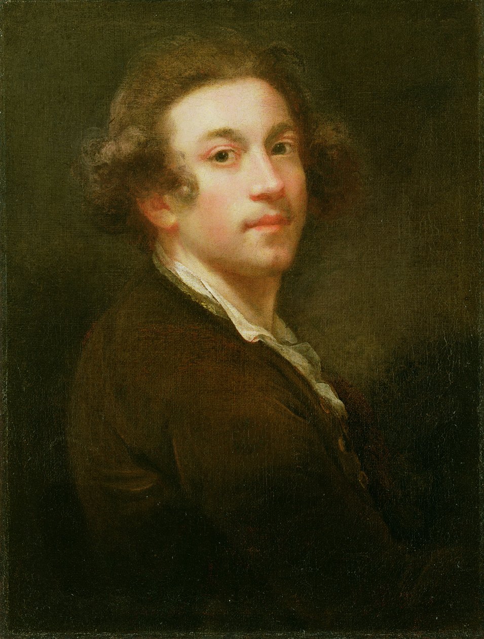 Omakuva, katselee oikean olkapään yli tekijältä Joshua Reynolds