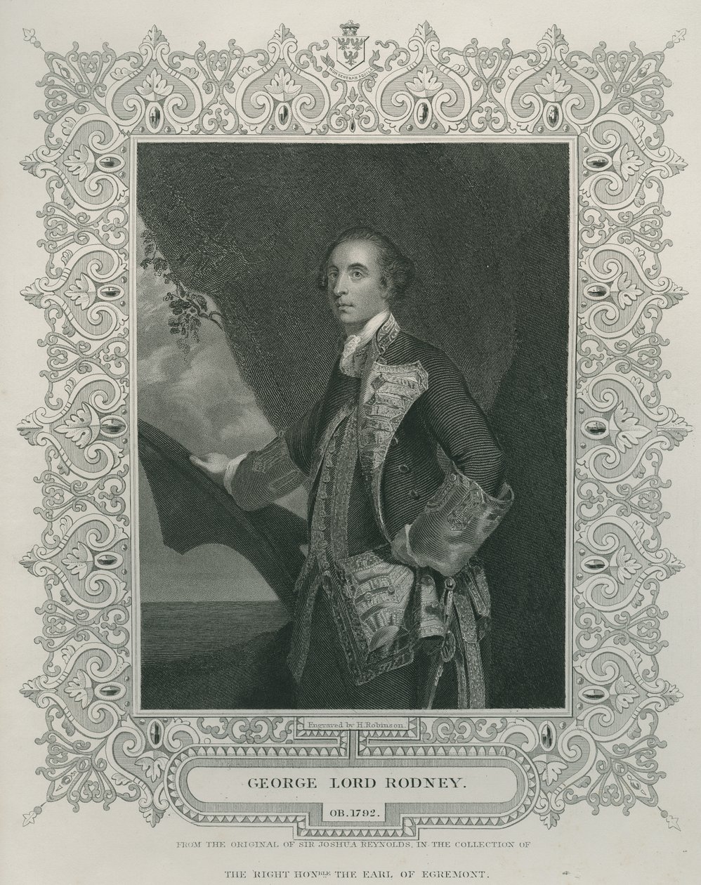 Sir George Brydges Rodney tekijältä Joshua Reynolds