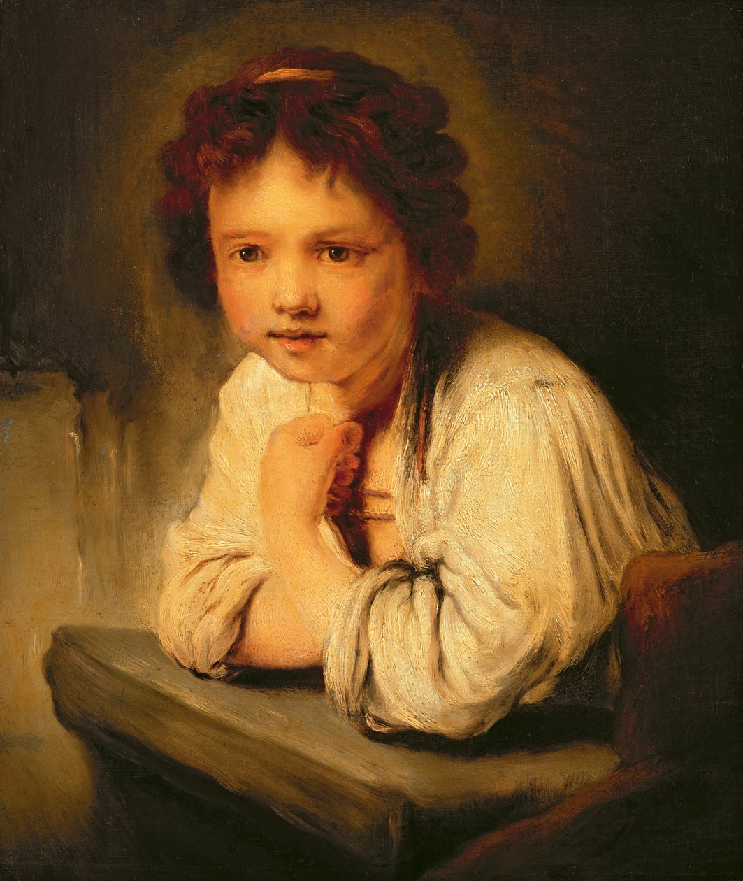 Nuori tyttö ikkunassa tekijältä Joshua Reynolds