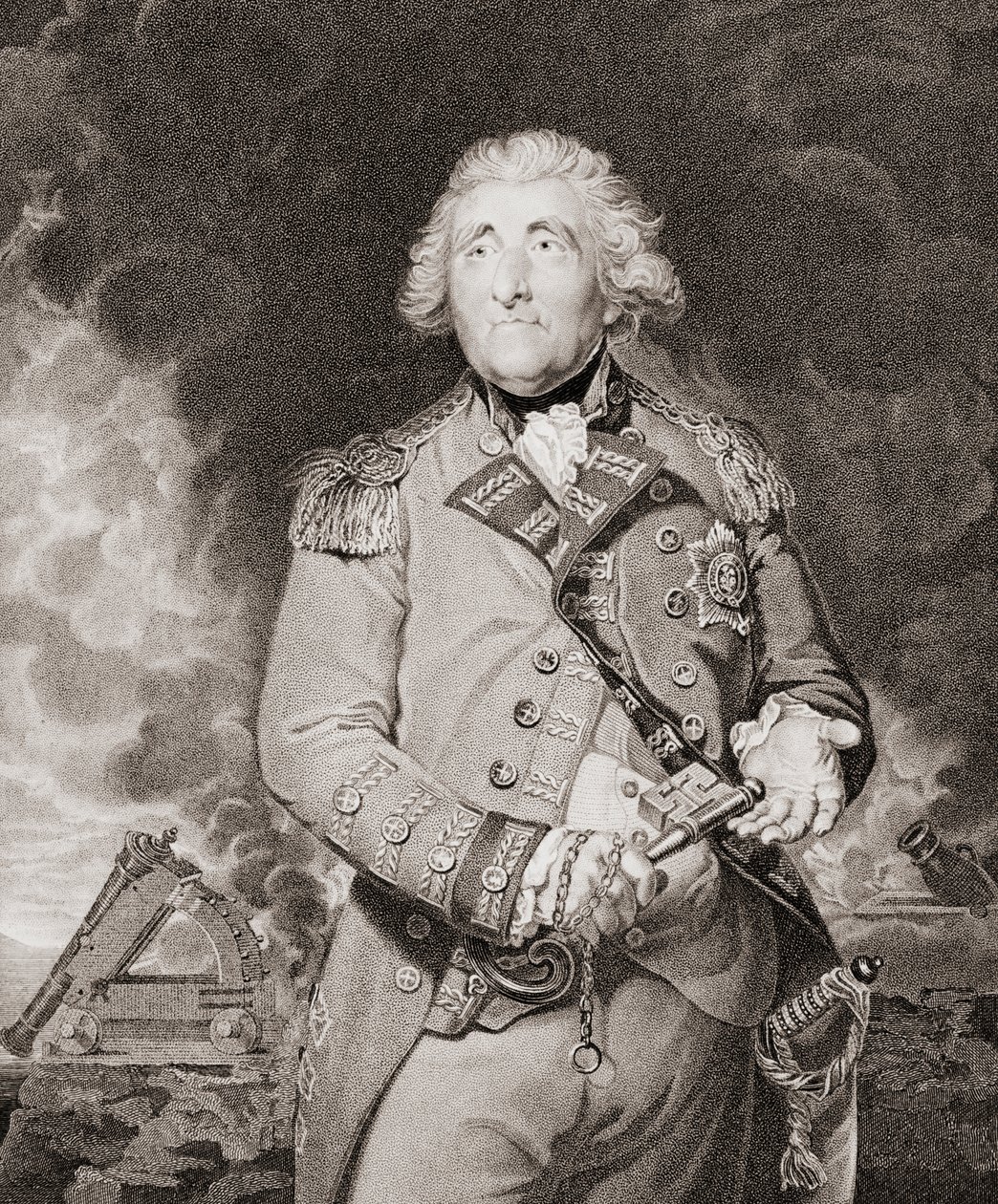George Augustus Elliott, Lord Heathfield tekijältä Joshua (after) Reynolds