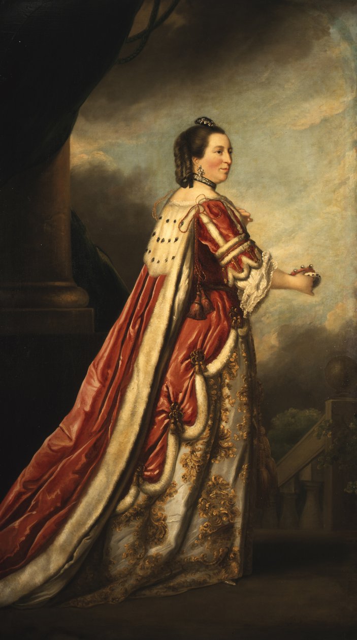 Muotokuva Elizabeth, Northumberlandin herttuatar (öljy kankaalle) tekijältä Joshua (after) Reynolds