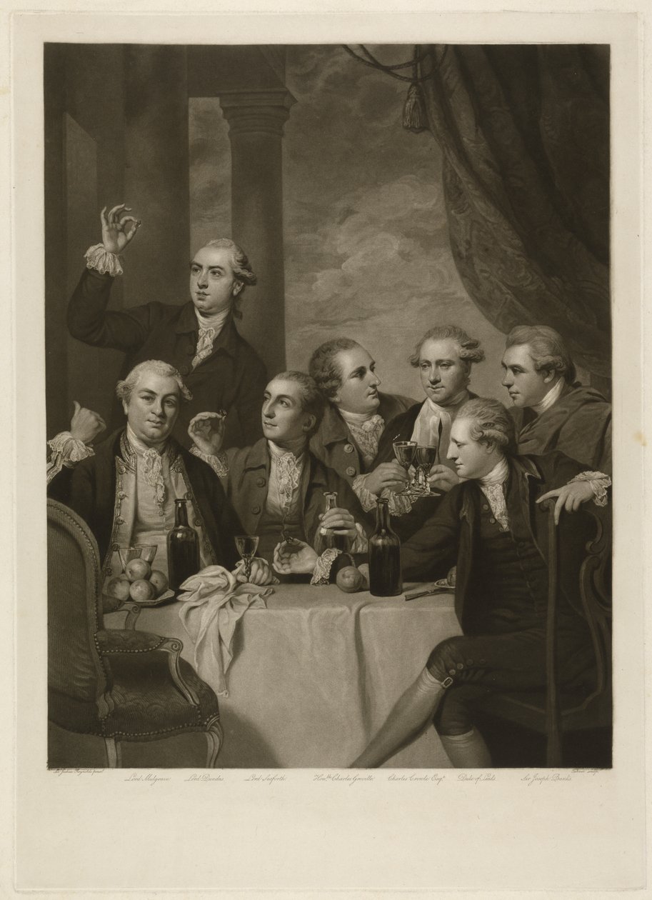 Dilettanti-seura, kaivertanut Charles turner tekijältä Joshua (after) Reynolds