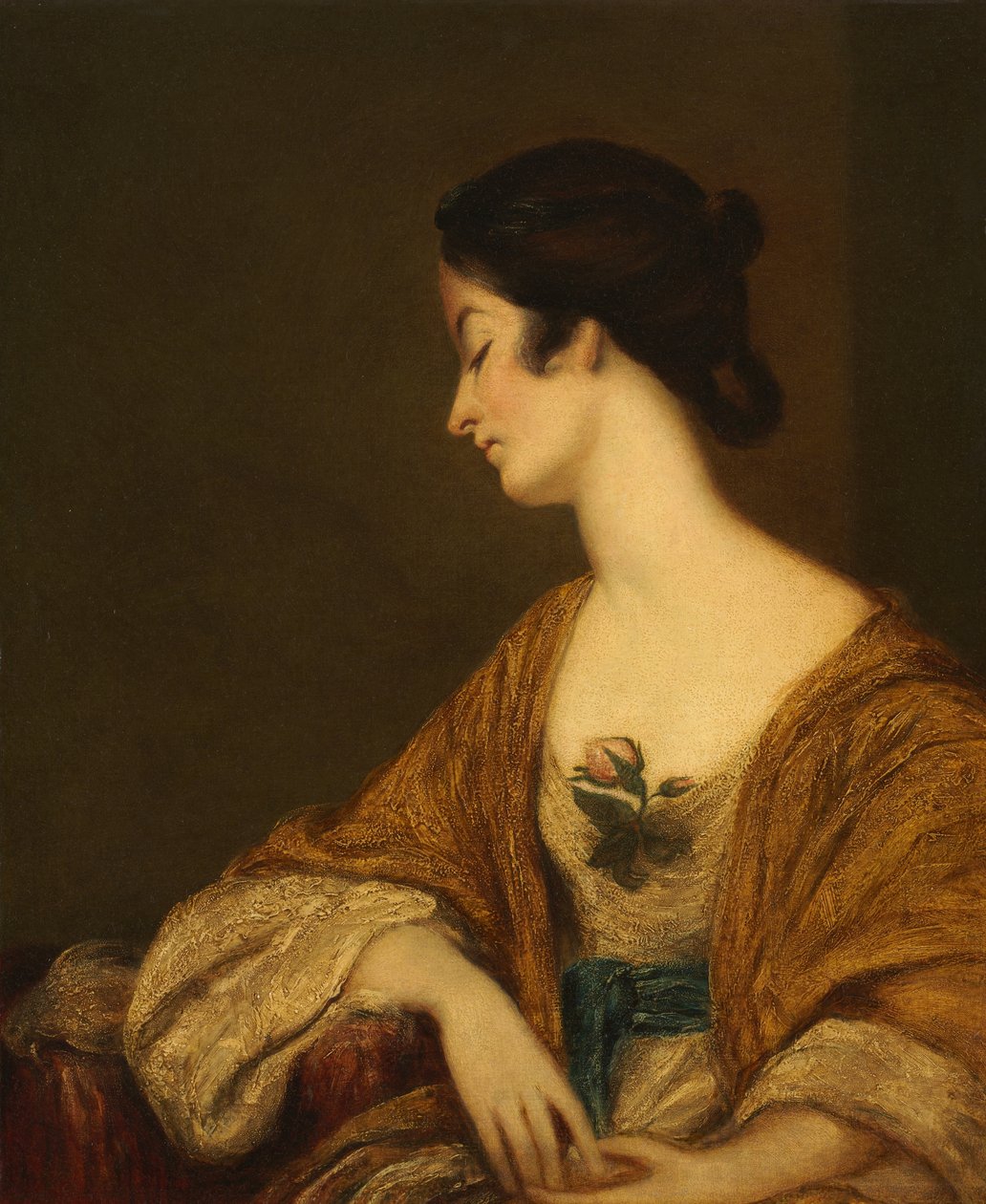 Rouva George Collierin muotokuva tekijältä Joshua (follower of) Reynolds