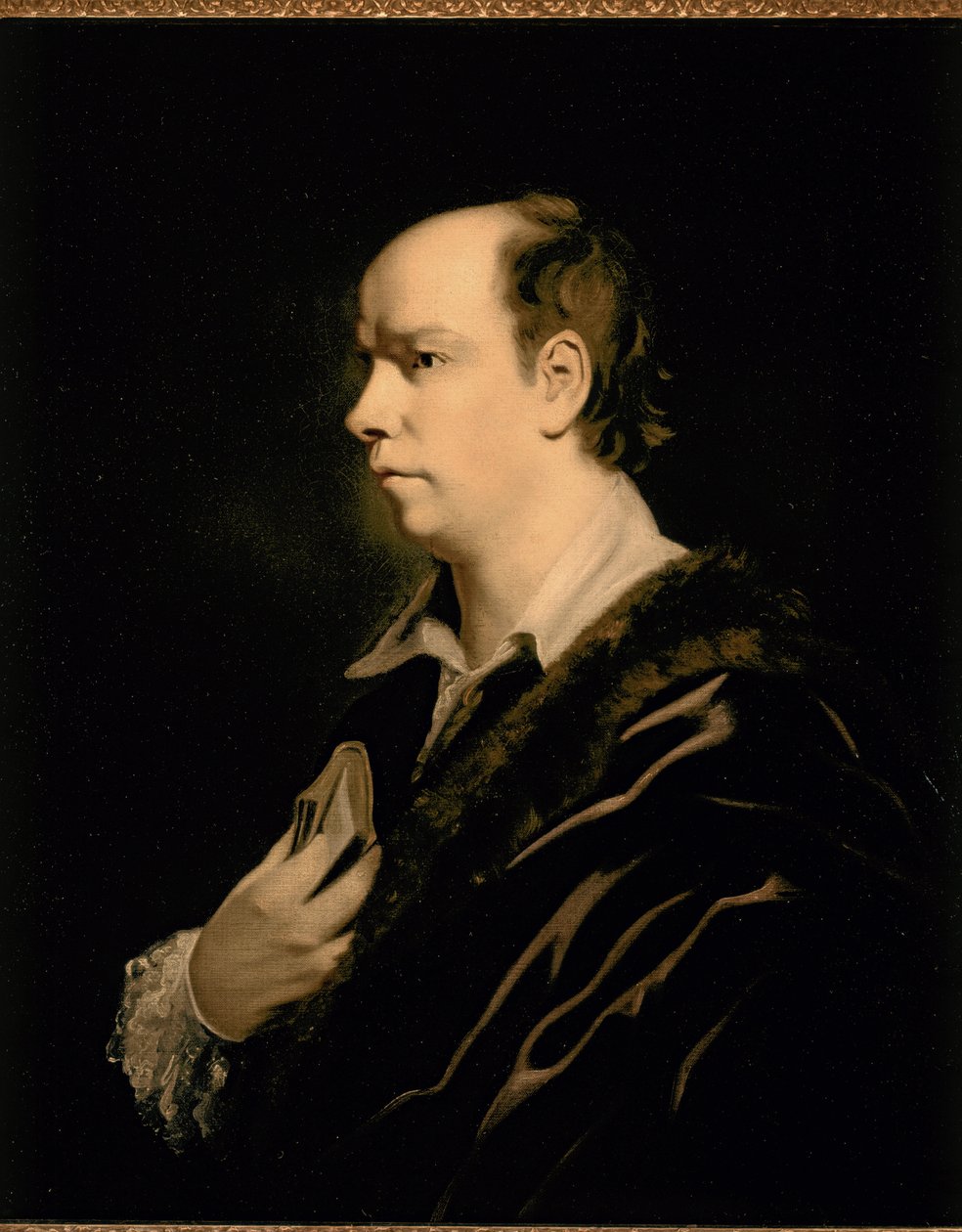 Oliver GOLDSMITH, Muotokuva noin 1770 (öljy kankaalle) tekijältä Joshua (studio of) Reynolds
