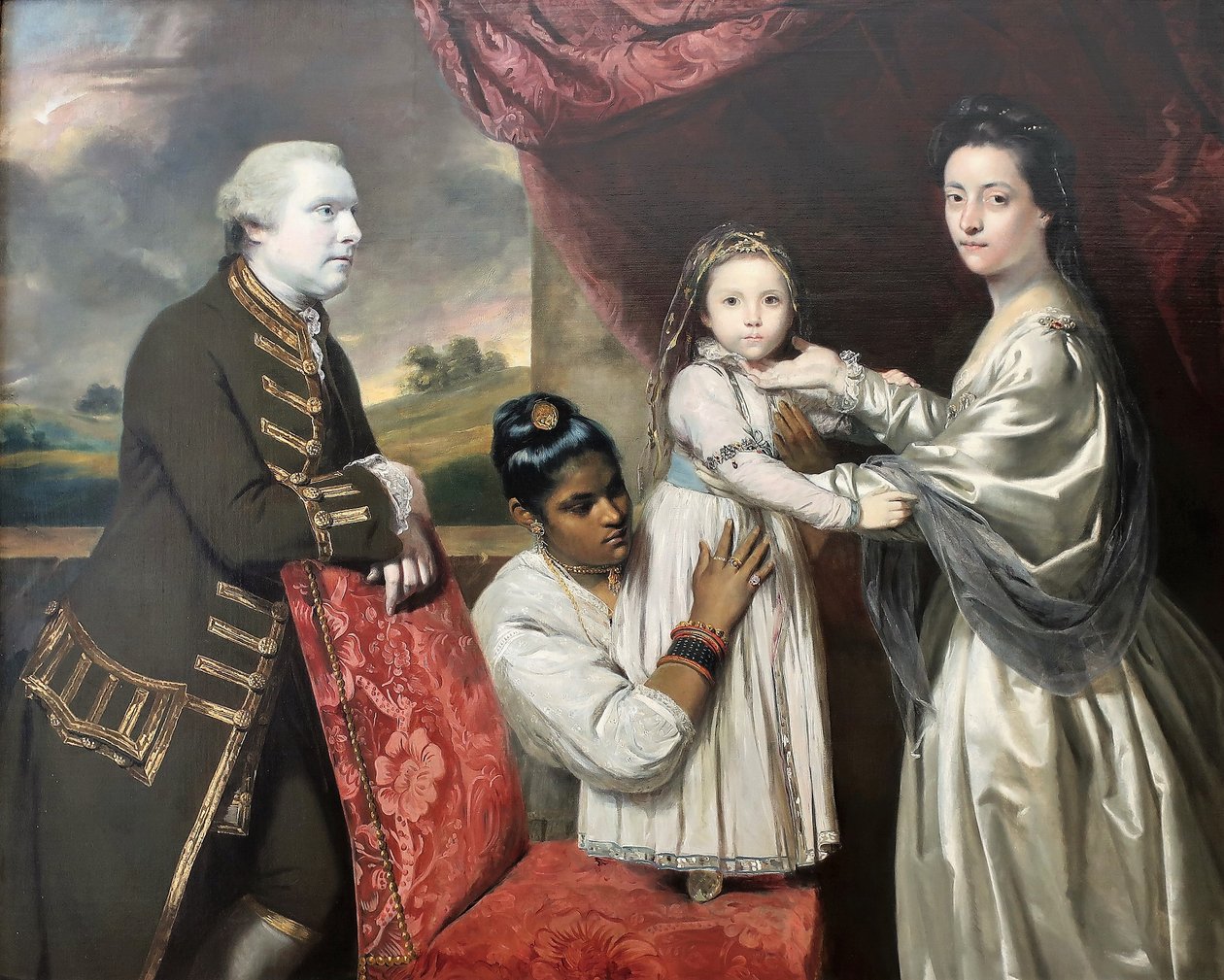 1765 Reynolds Hancockin perhe tekijältä Joshua Reynolds