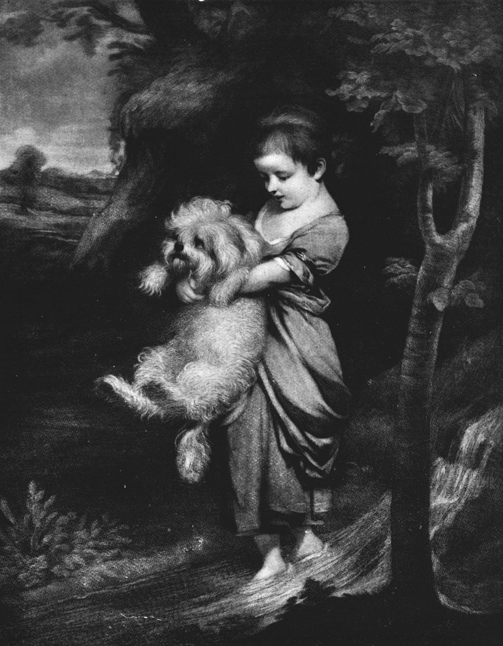 Crossing The Brook, c1767, 1911 tekijältä Joshua Reynolds