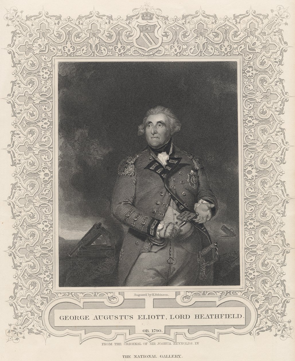 George Augustus Eliott, ensimmäinen paroni Heathfield tekijältä Joshua Reynolds