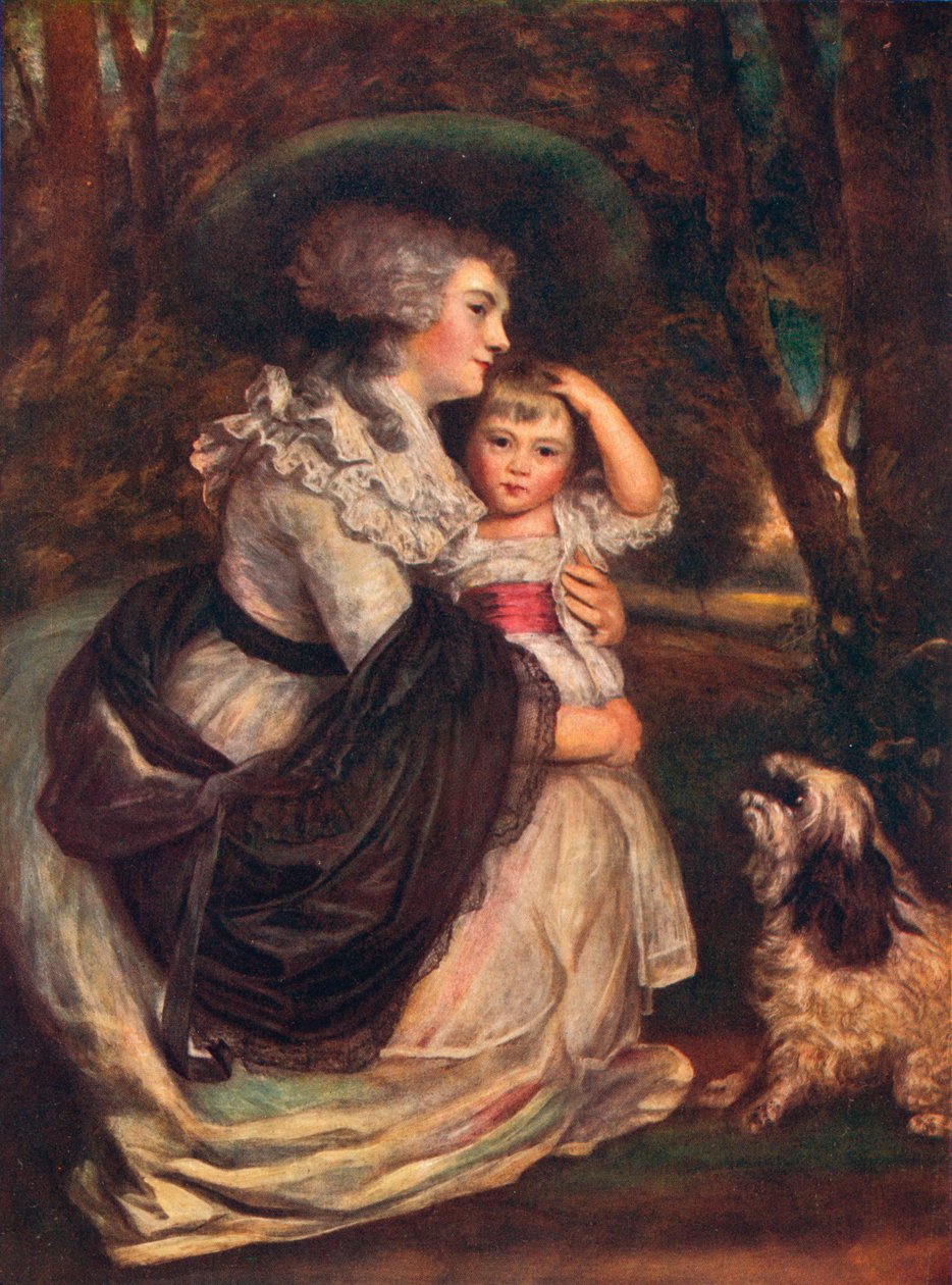 Lavinia, kreivitär Spencer 1762-1831 ja John Charles Spencer, varakreivi Althorp 17821845, 1906 tekijältä Joshua Reynolds