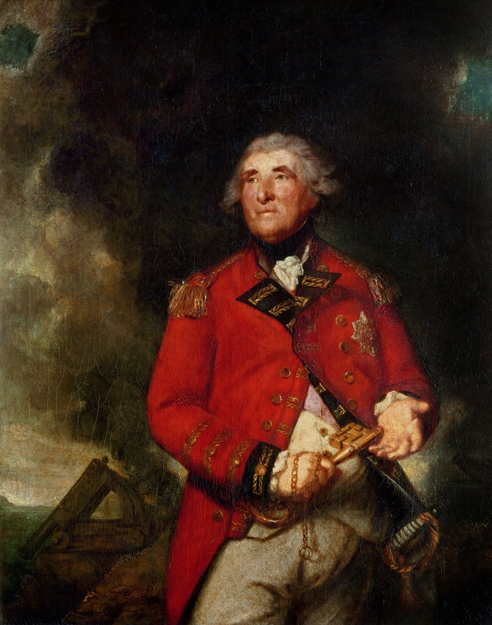 Lord Heathfield (1717-90) Gibraltarin kuvernööri piirityksen aikana 1779-83, 1787 tekijältä Joshua Reynolds