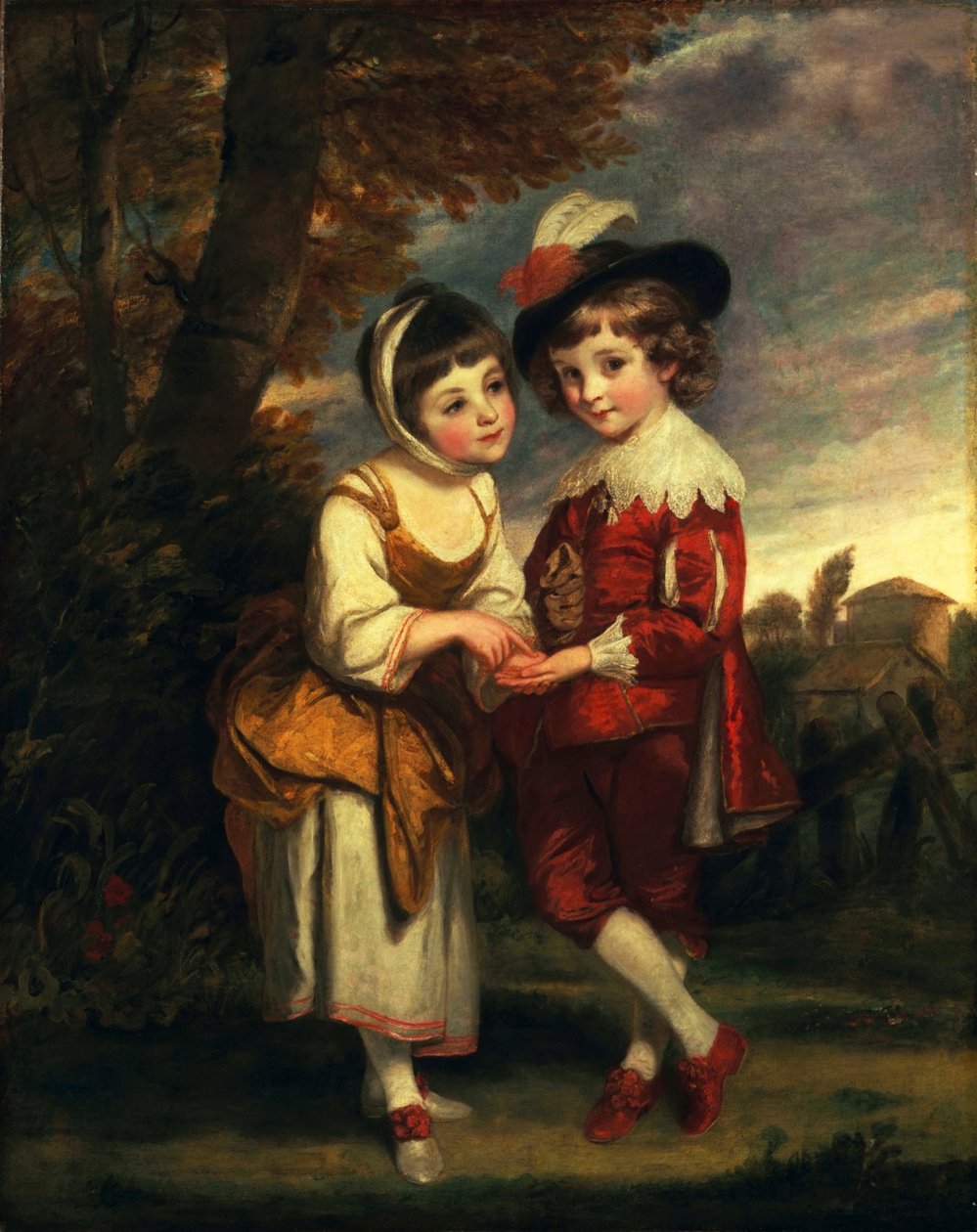 Lordi Henry Spencer ja lady Charlotte Spencer, myöhemmin Charlotte Nares: Nares: Nuoret ennustajat tekijältä Joshua Reynolds
