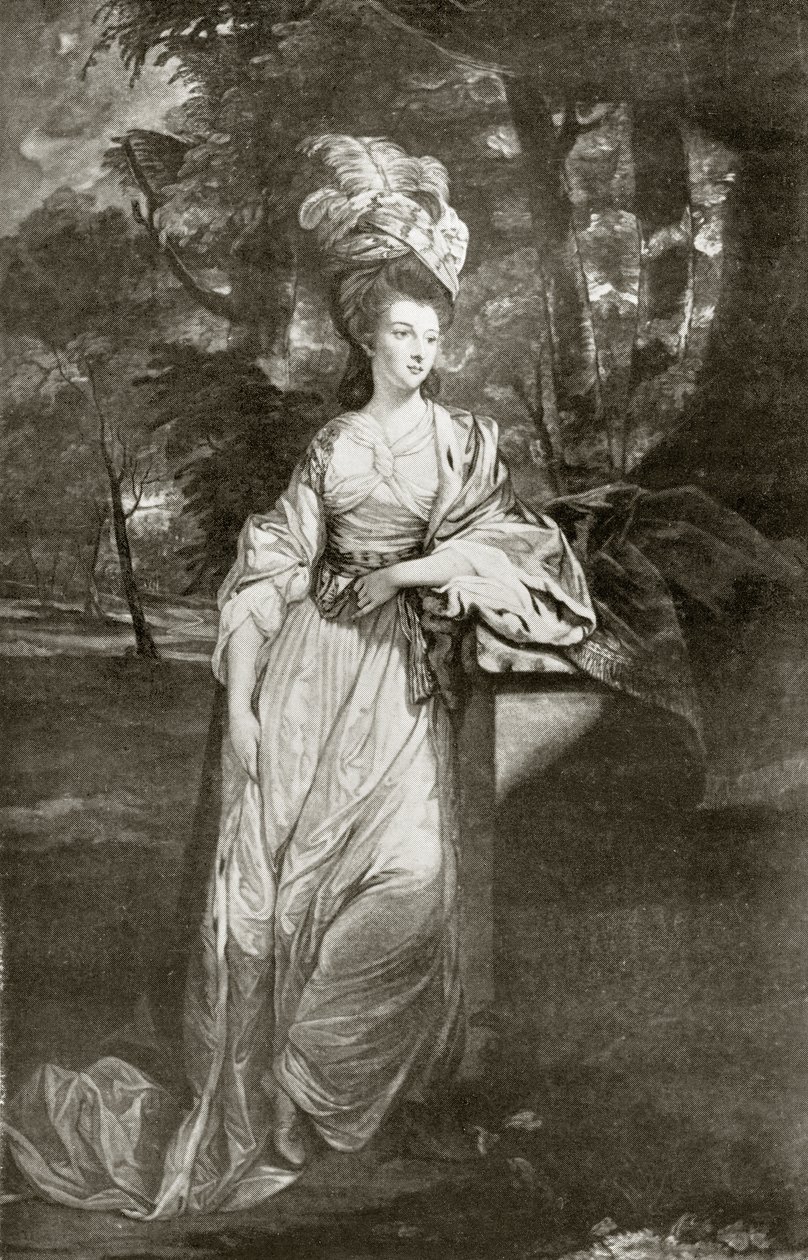 Mary Isabella Somerset, Rutlandin herttuatar, kaivertanut Valentine Green, Alfred Whitmanin teoksesta "The Print-Collector