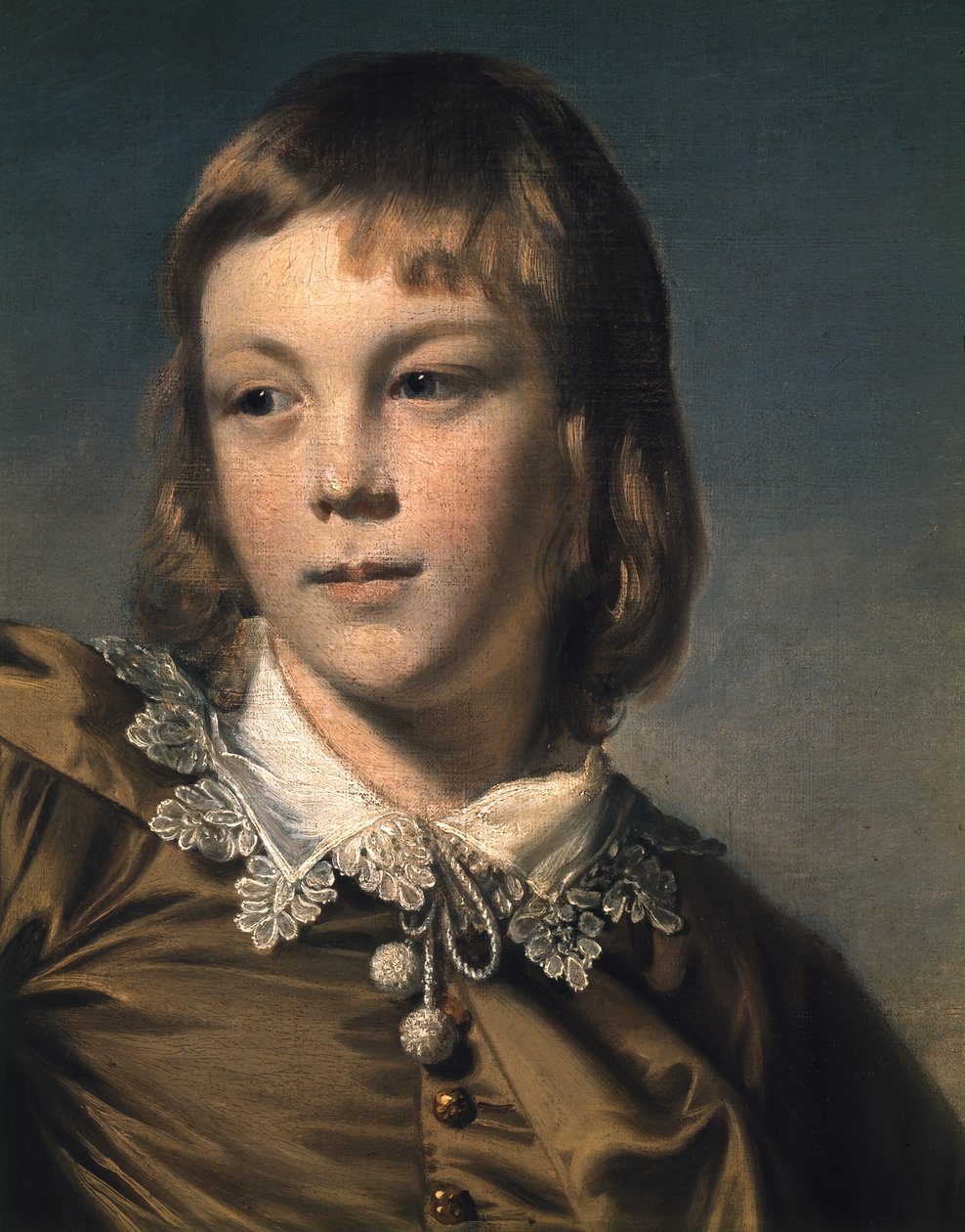 Mestari Thomas Listerin Ruskea poika, 1764 yksityiskohta kuvasta 4972 tekijältä Joshua Reynolds