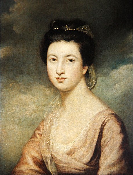 Neiti Jane Davidson (öljy kankaalle) tekijältä Joshua Reynolds