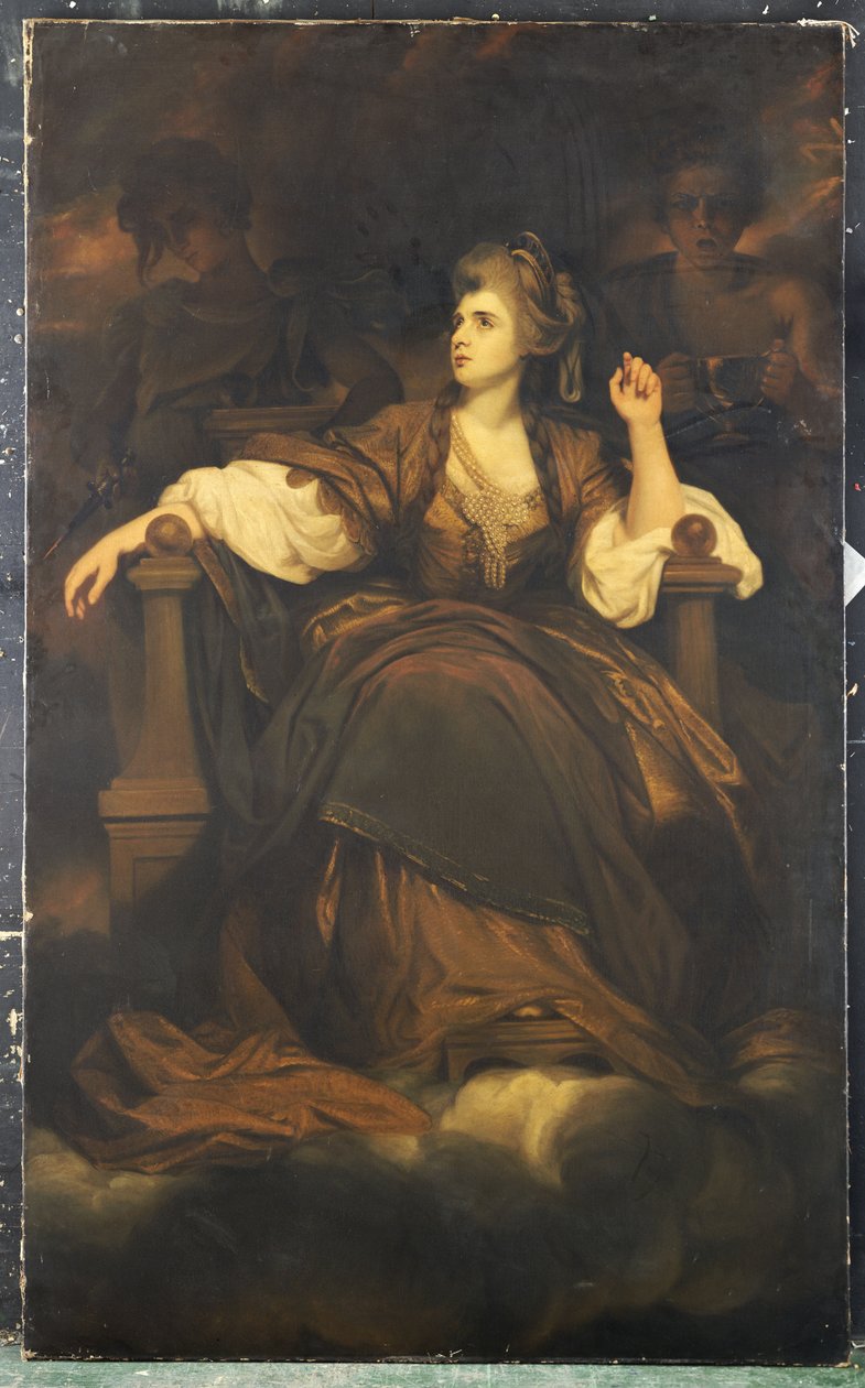 Rouva Siddons "The Tragic Muse" tekijältä Joshua Reynolds