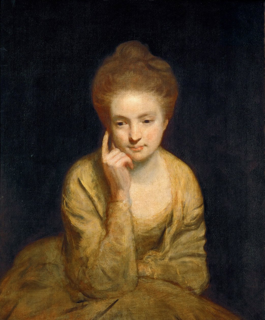 Uusklassismi: Portrait Study of a Young Lady par Reynolds, Sir Joshua (1732-1792) tekijältä Joshua Reynolds