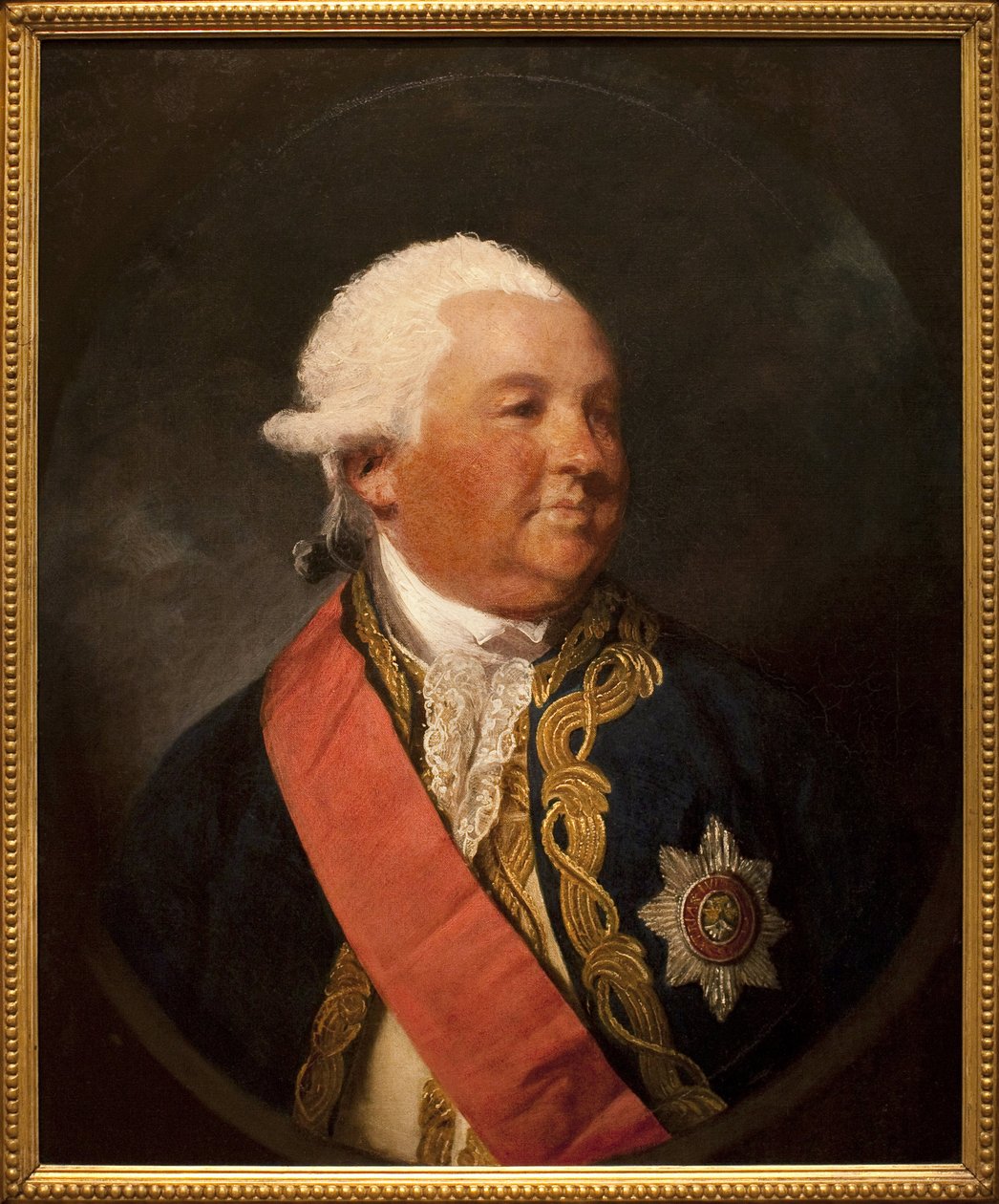 Muotokuva amiraali Sir Edward Hughesista (n. 1720-1794). Joshua Reynoldsin (1723-1792) maalaus, öljy kankaalle, englantilainen taide tekijältä Joshua Reynolds