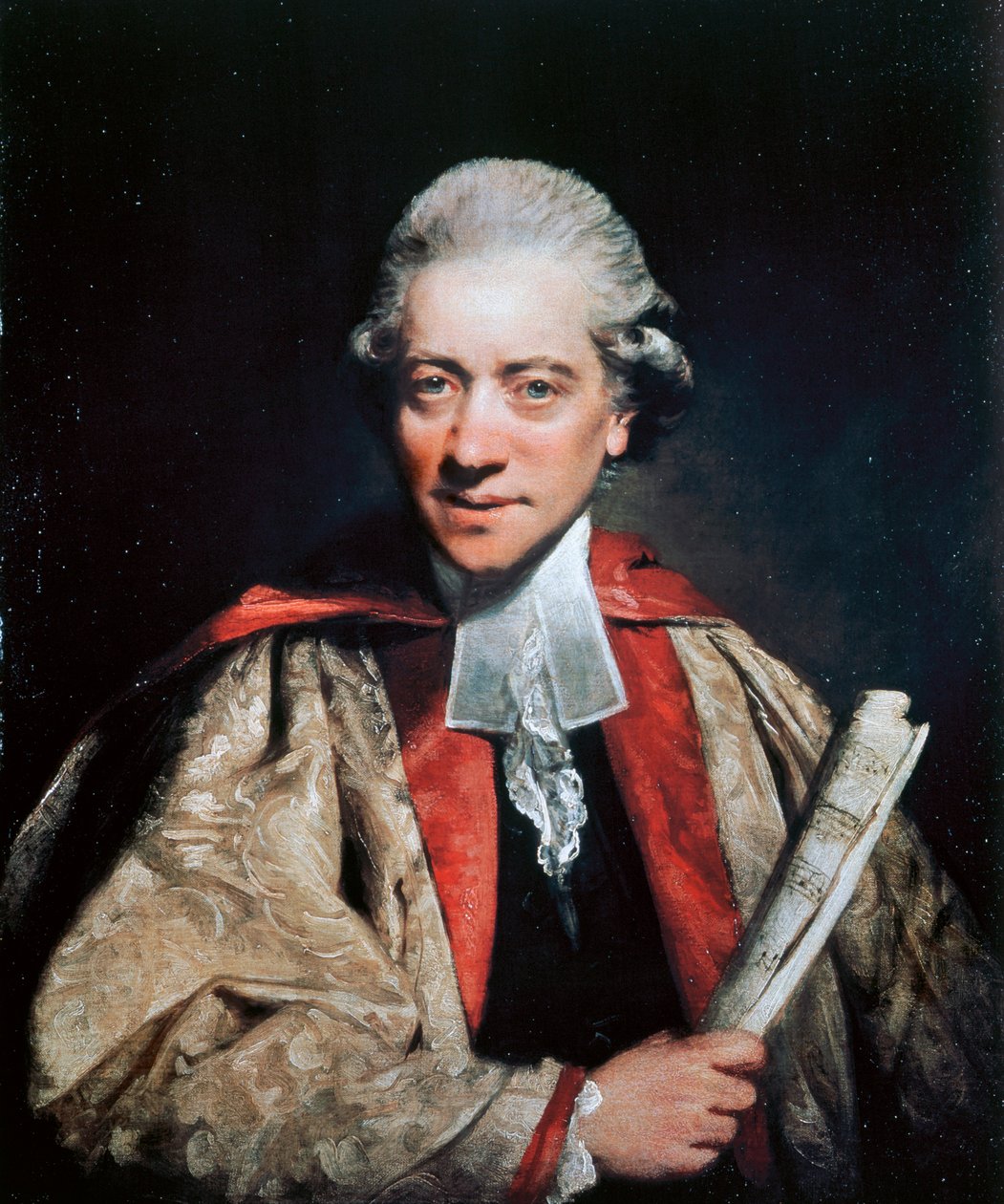 Charles Burneyn (1726-1814), säveltäjän, urkurin ja musiikin historioitsijan muotokuva tekijältä Joshua Reynolds