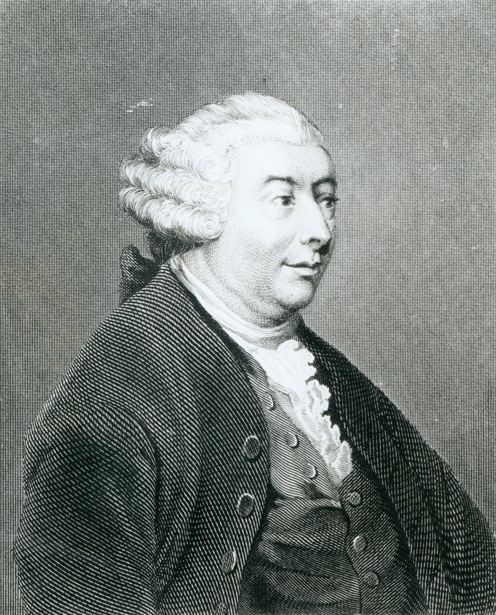 David Humen muotokuva, kaivertanut William Henry Worthington tekijältä Joshua Reynolds