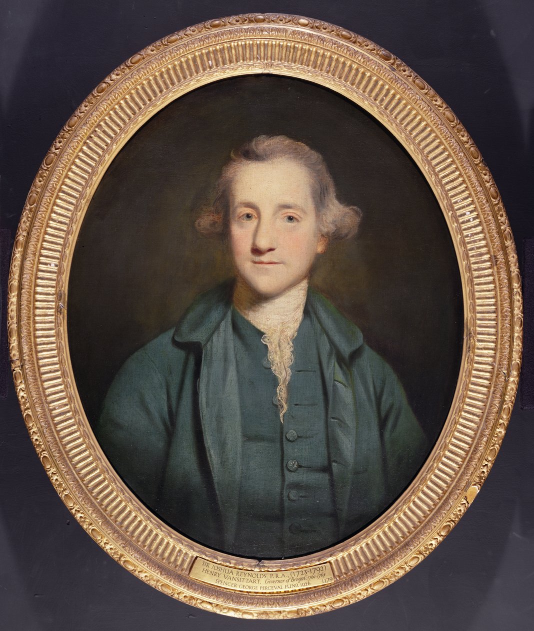 Bengalin kuvernöörin Henry Vansittartin muotokuva, n. 1751-54 tekijältä Joshua Reynolds