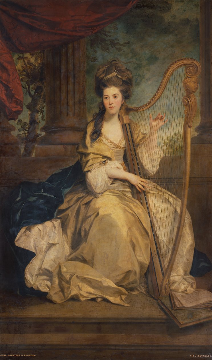 Eglintonin kreivitär Jane Lindsayn muotokuva tekijältä Joshua Reynolds