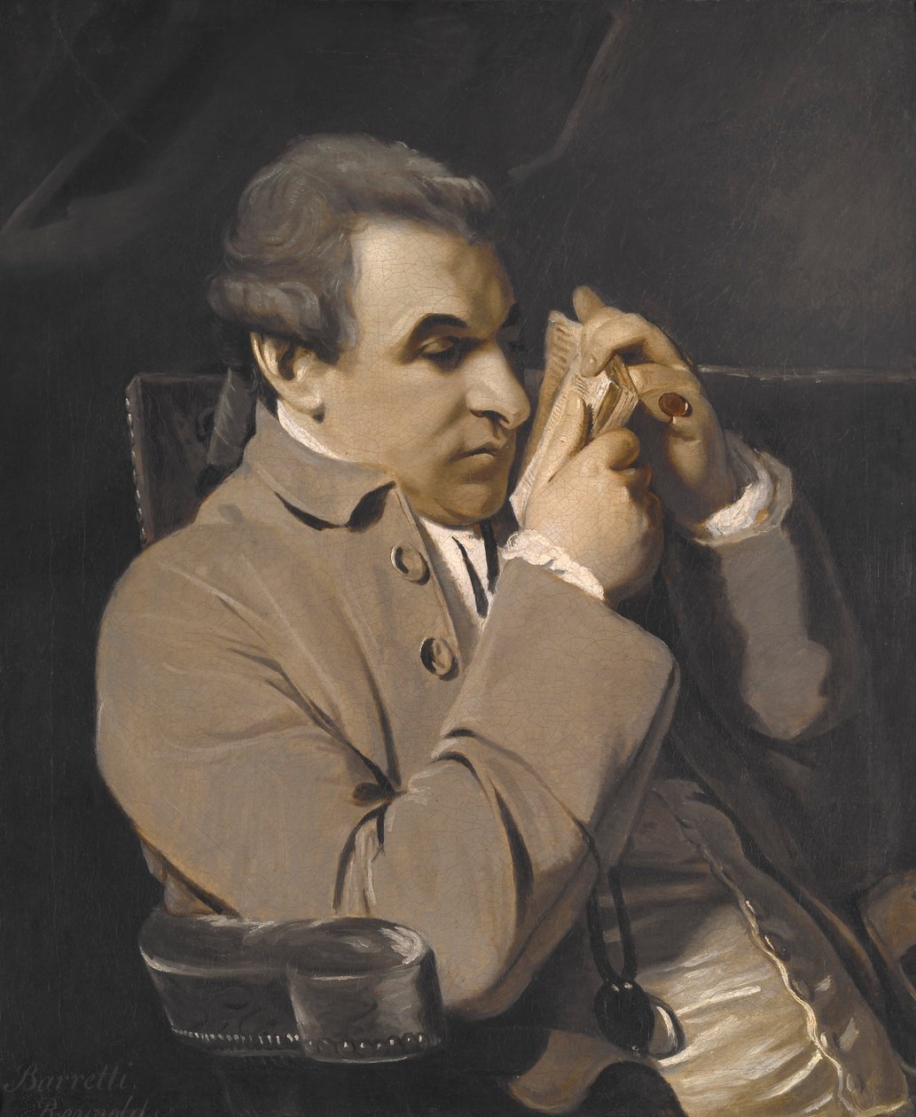 Joseph Barettin muotokuva tekijältä Joshua Reynolds