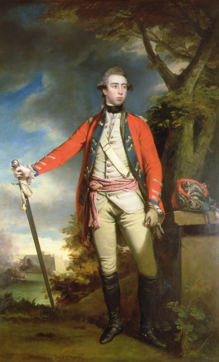 Lord de Ferrarsin muotokuva (öljy kankaalle) tekijältä Joshua Reynolds