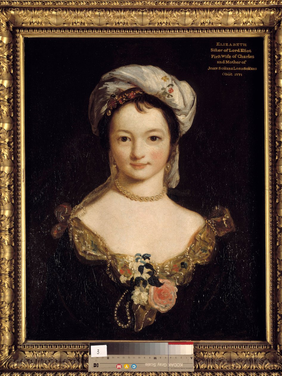 Muotokuva neiti Elisabeth Eliotista Joshua Reynoldsin maalaus (1723-1792) tekijältä Joshua Reynolds