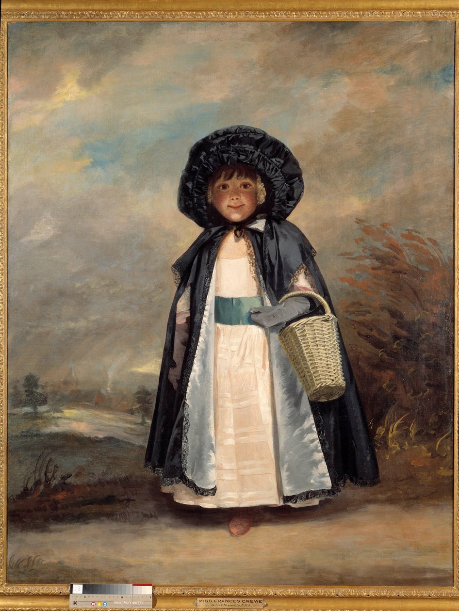 Neiti Frances Crewen muotokuva Frances Annen (Greville), Lady Crewen (kuoli 1818) ja John Crewen vaimon muotokuva. Joshua Reynoldsin maalaus (1723-1792) tekijältä Joshua Reynolds