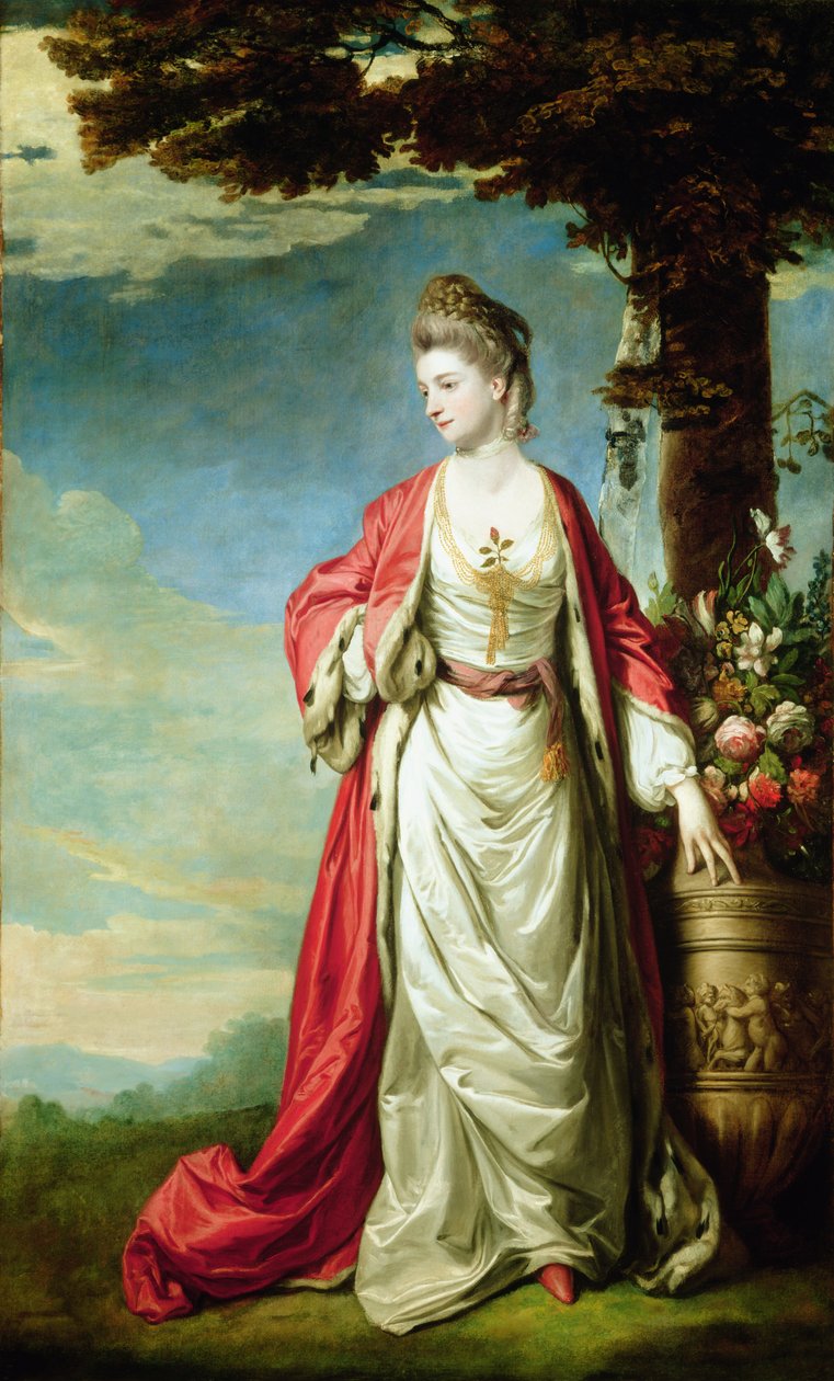 Rouva Trecothickin muotokuva turkkilaisessa mekossa tekijältä Joshua Reynolds
