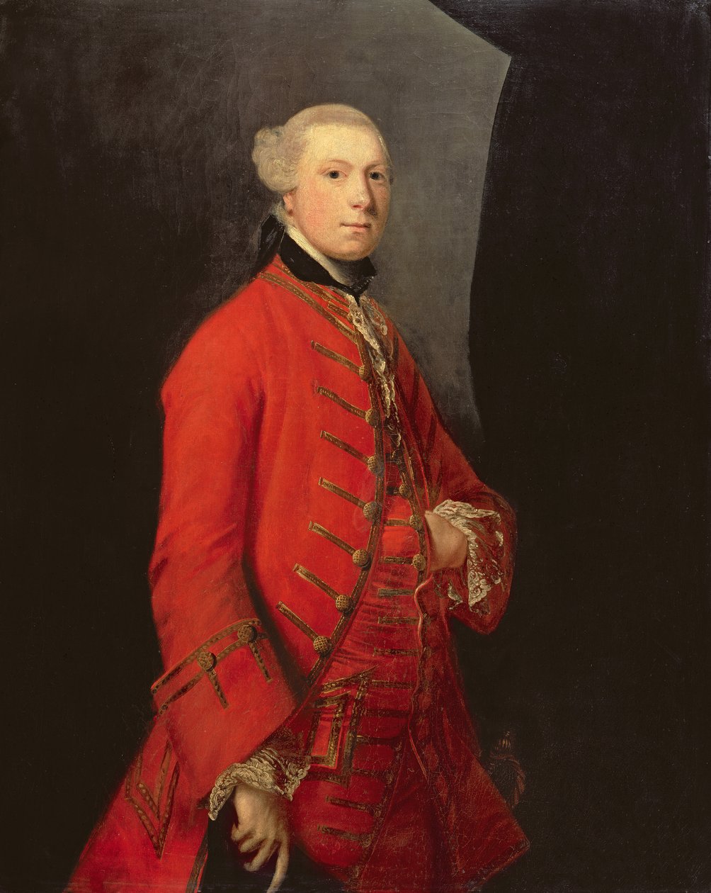 Robert Shaftoen muotokuva, Kaled "Bonnie Bobby Shaftoe" tekijältä Joshua Reynolds