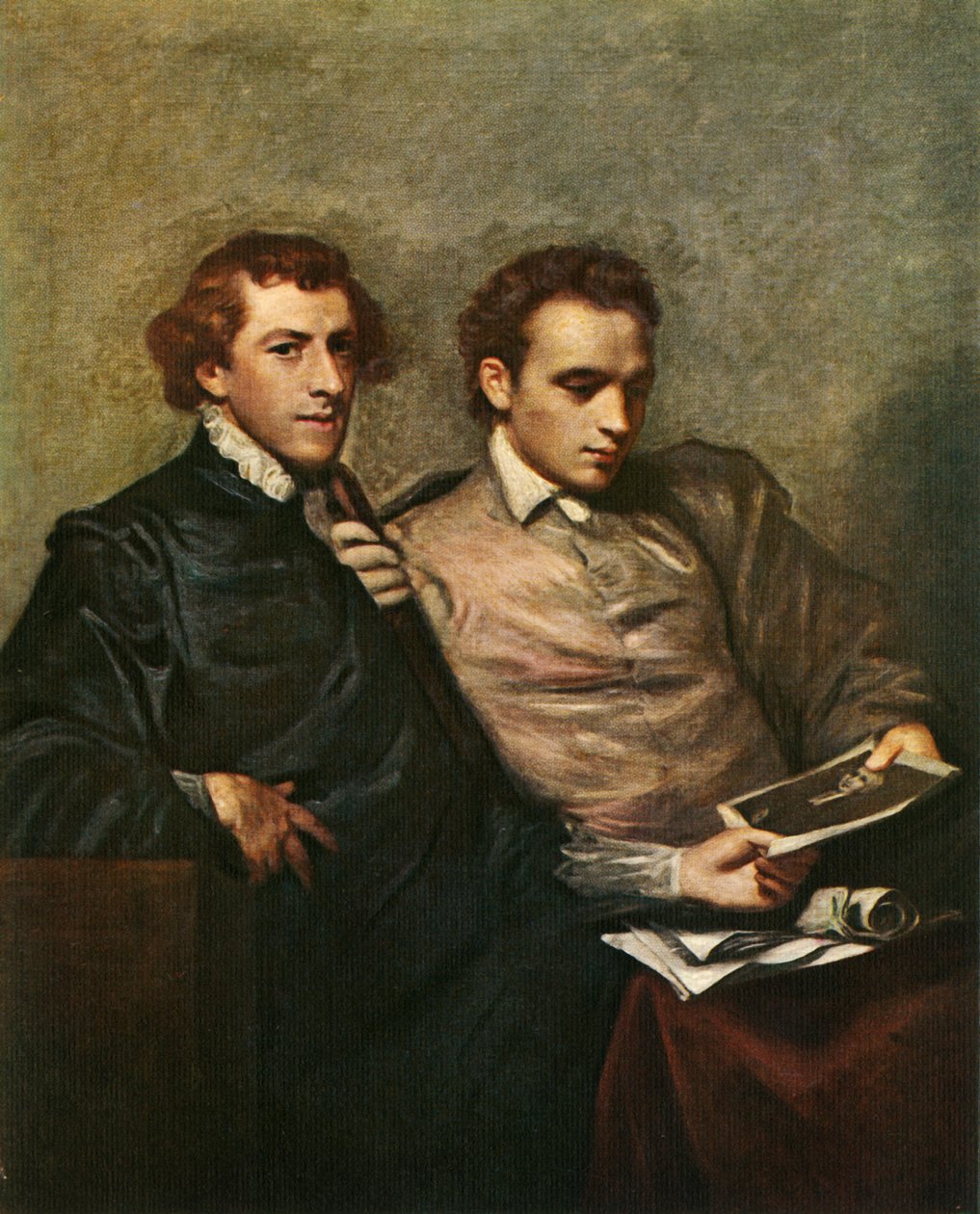 Kahden herran muotokuva, c1778, c1912 tekijältä Joshua Reynolds