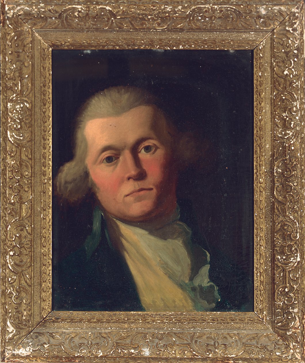Miehen muotokuva, rintaan asti, sinisessä takissa ja keltaisessa liivissä tekijältä Joshua Reynolds