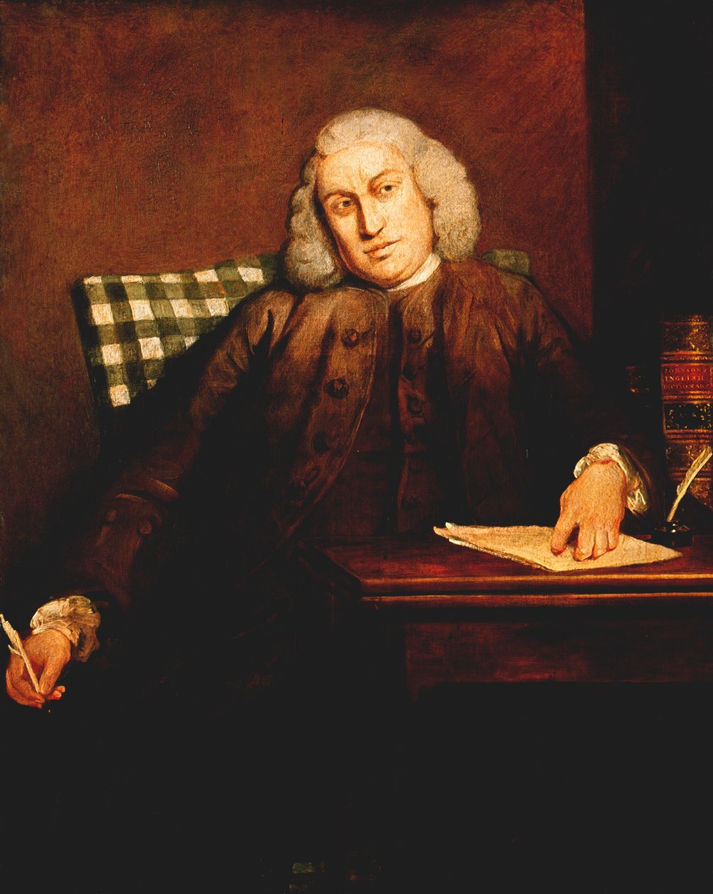 Samuel Johnson, englantilainen kirjainmies, 1756-1757 tekijältä Joshua Reynolds