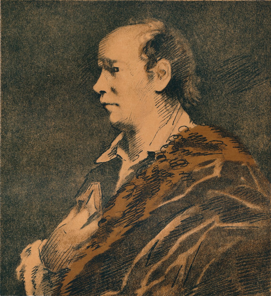 Sketch of Oliver Goldsmith, Sir Joshua Reynolds, 1769-70, 1906 tekijältä Joshua Reynolds