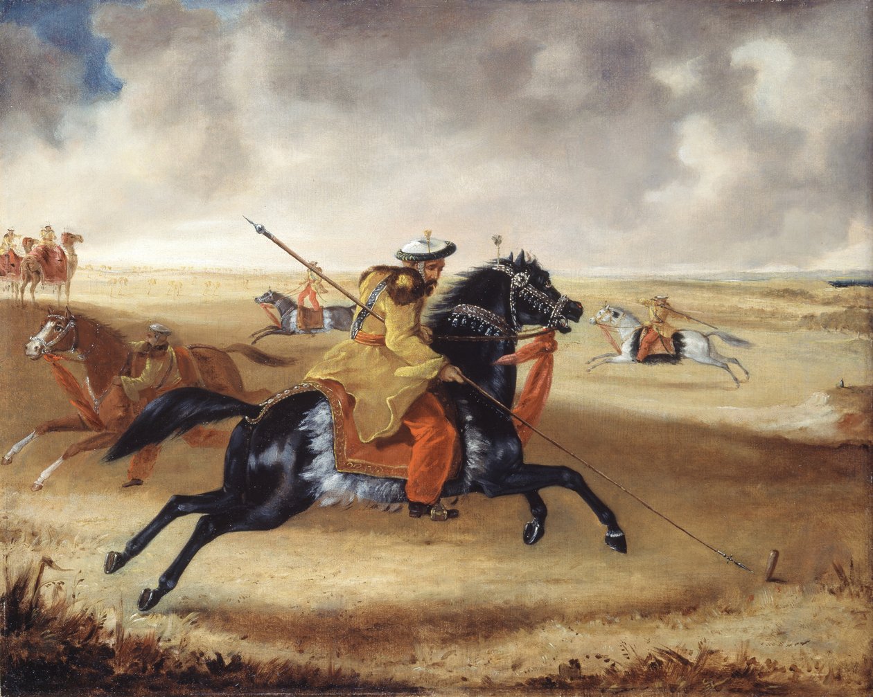 Skinnerin hevonen harjoituksessa, n. 1840 tekijältä Joshua Reynolds