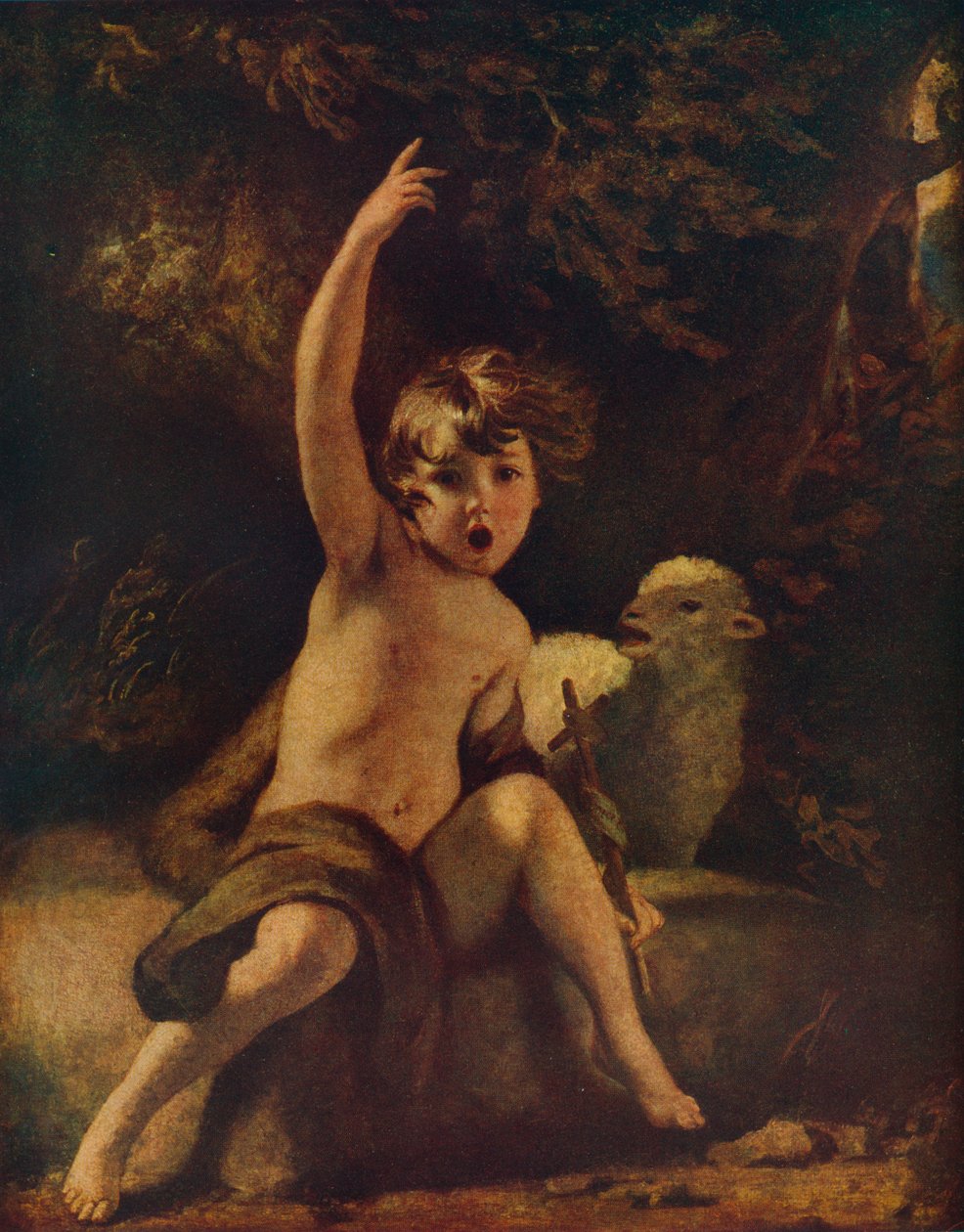 St. John in the Wilderness, n. 1776 tekijältä Joshua Reynolds