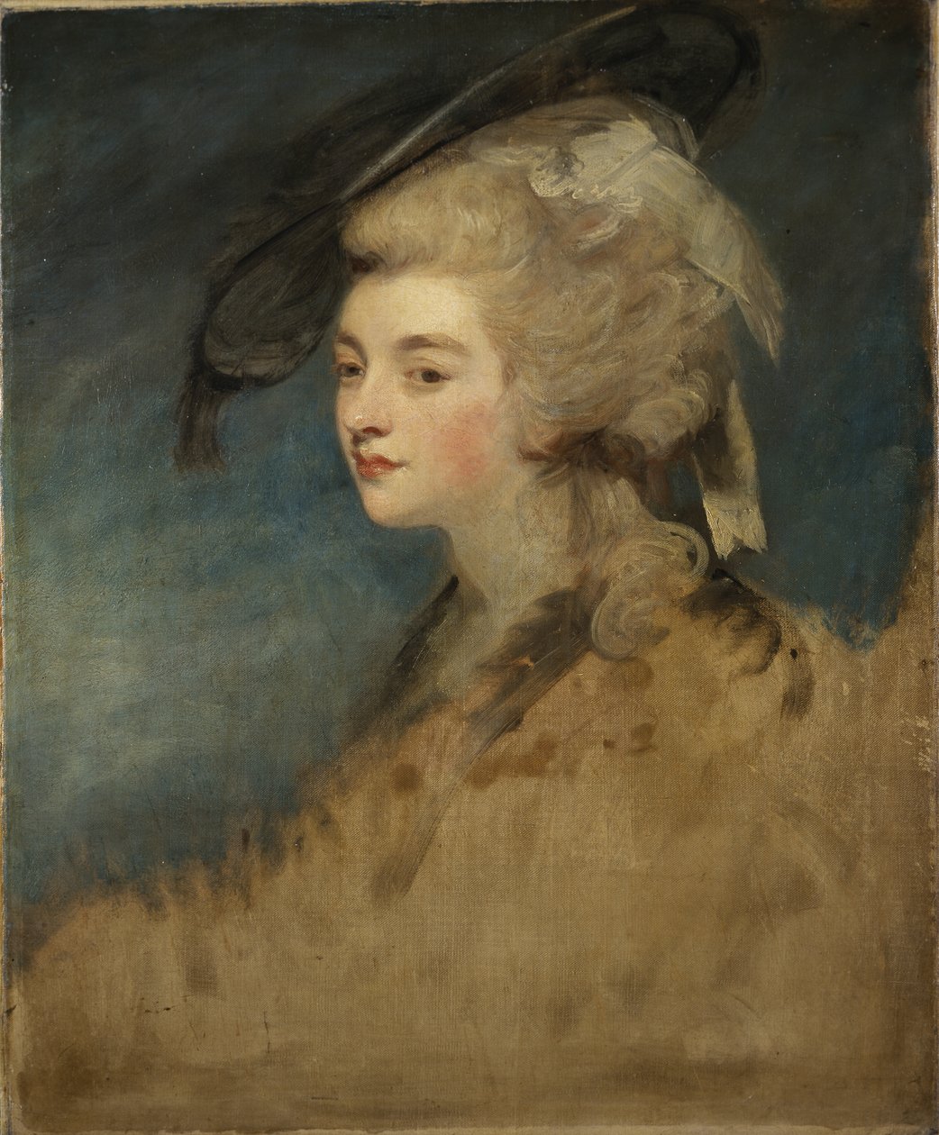 Georgiana Spencerin tutkimus (öljy kankaalle) tekijältä Joshua Reynolds