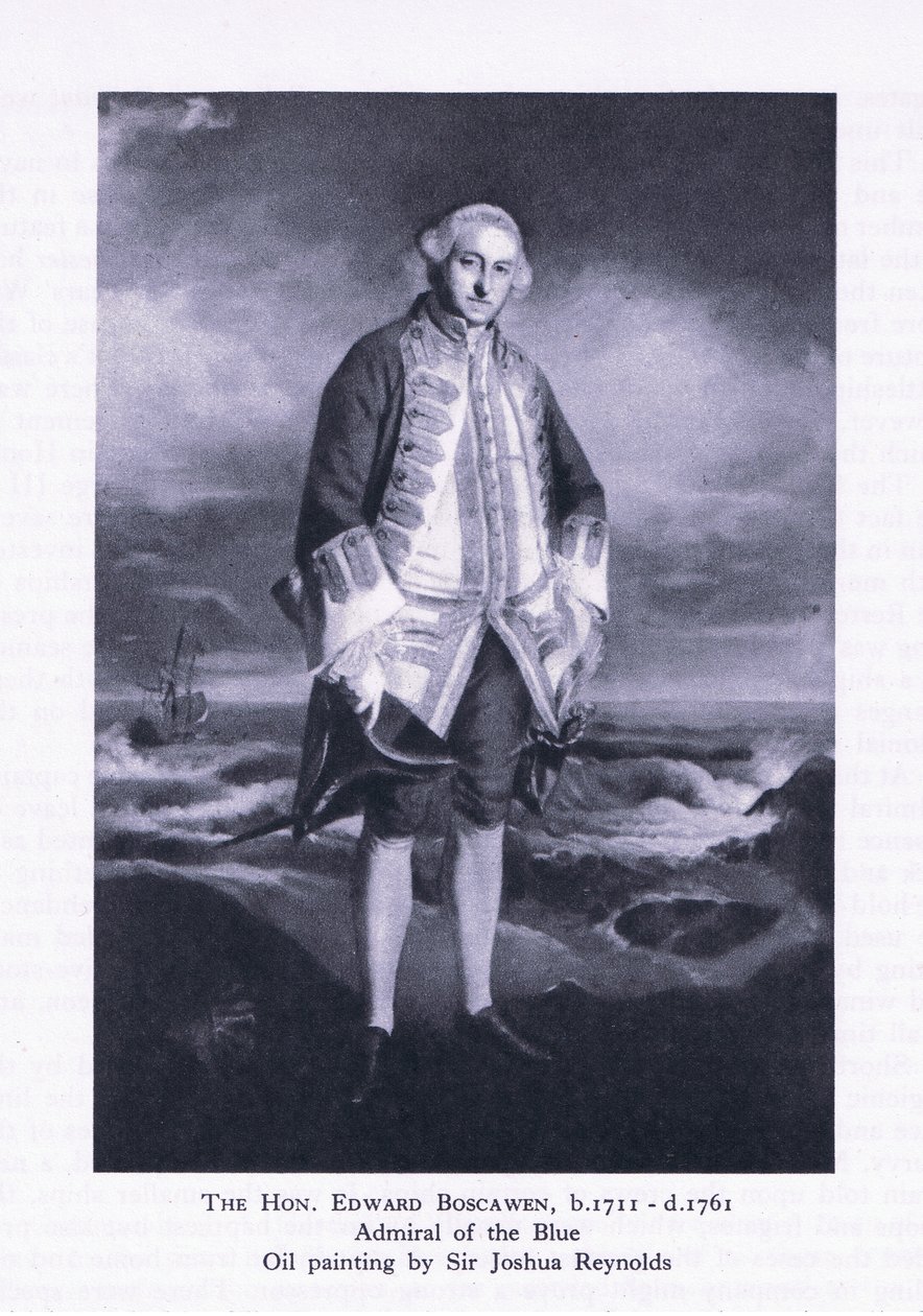 Kunnianarvoisa Edward Boscawen, Collinsin julkaisemasta brittiseikkailusta, 1947 tekijältä Joshua Reynolds
