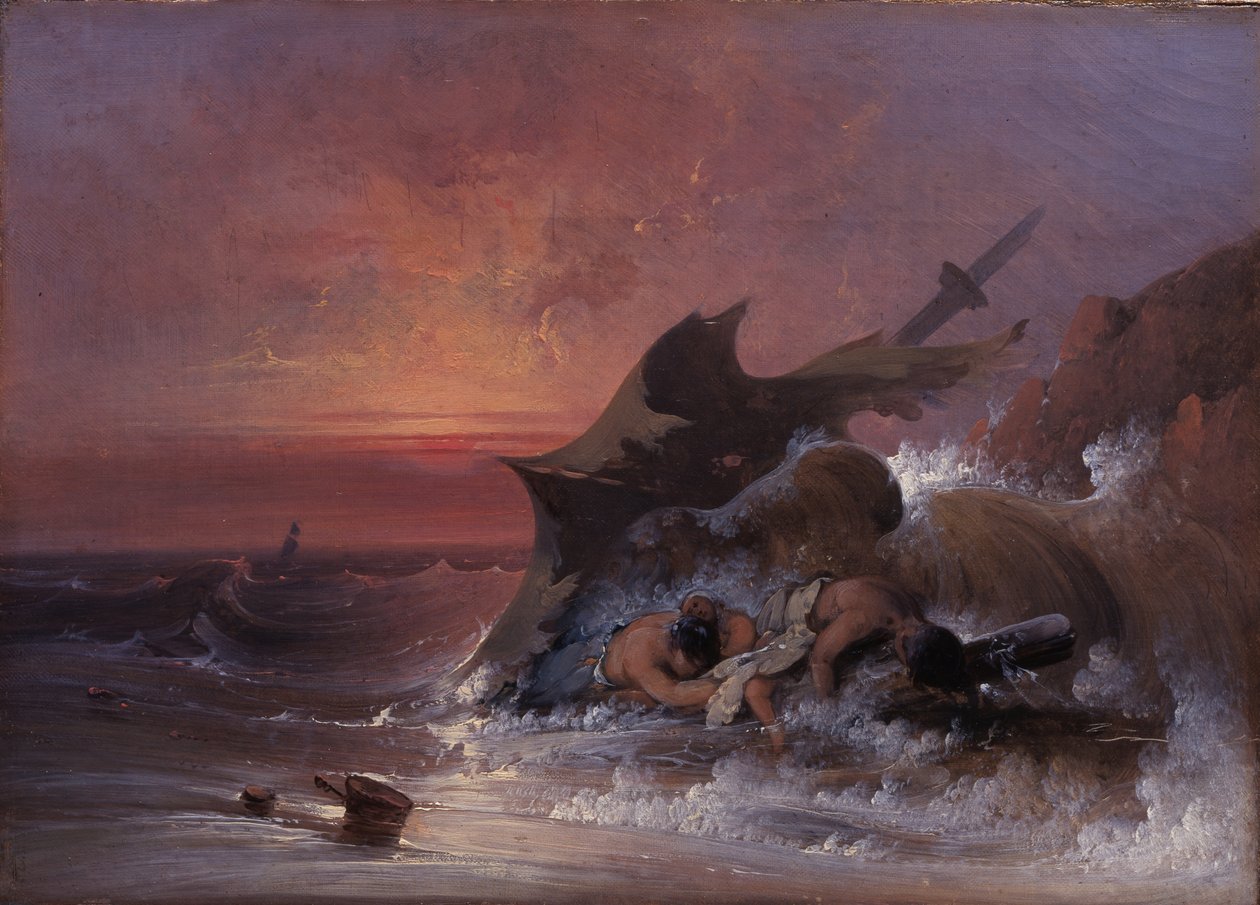 Myrskyn jälkeen, 1800-luku tekijältä Joshua H. Shaw