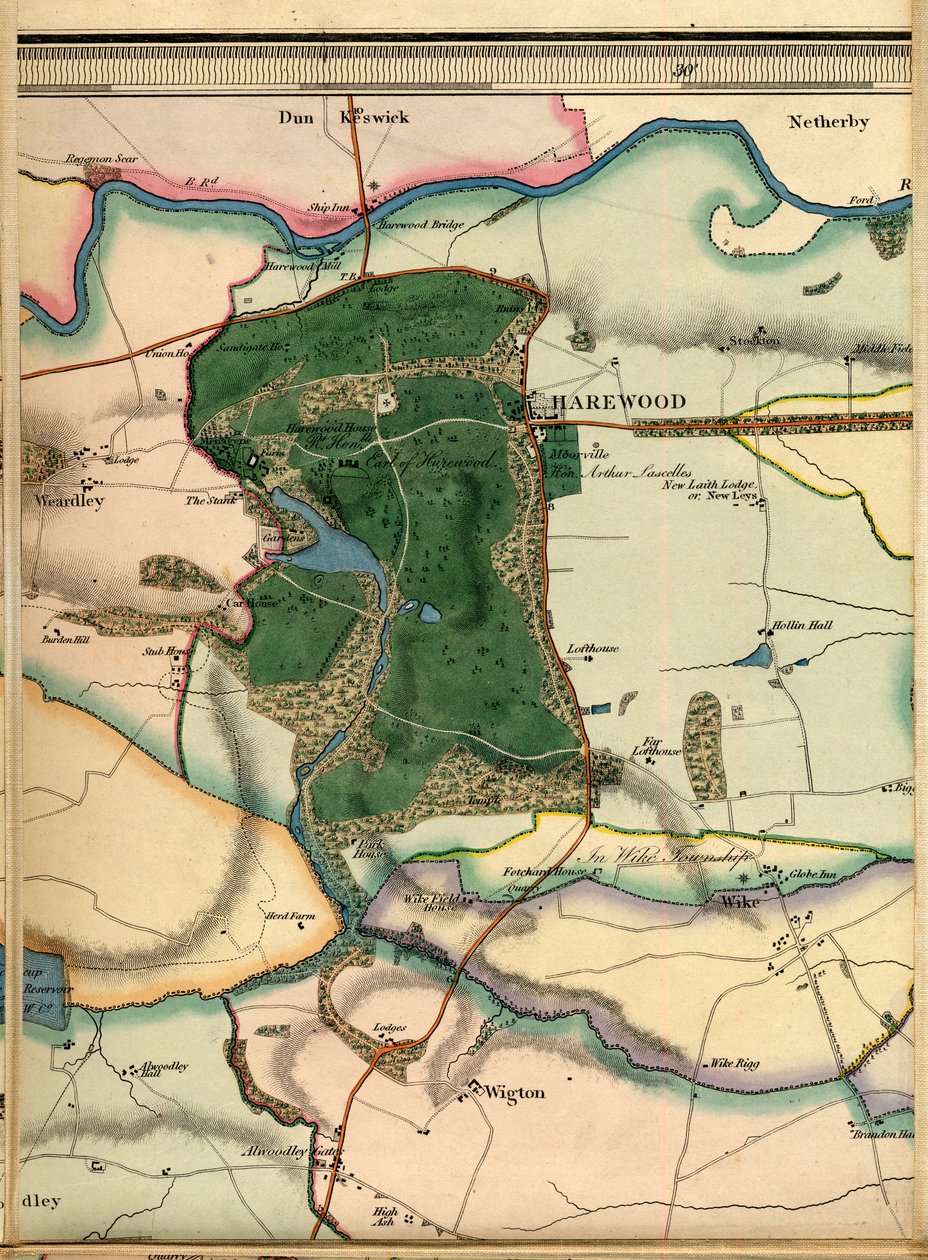 A4, Harewood, Alwoodley Hall, Wigton  Wike. tekijältä Joshua Thorp