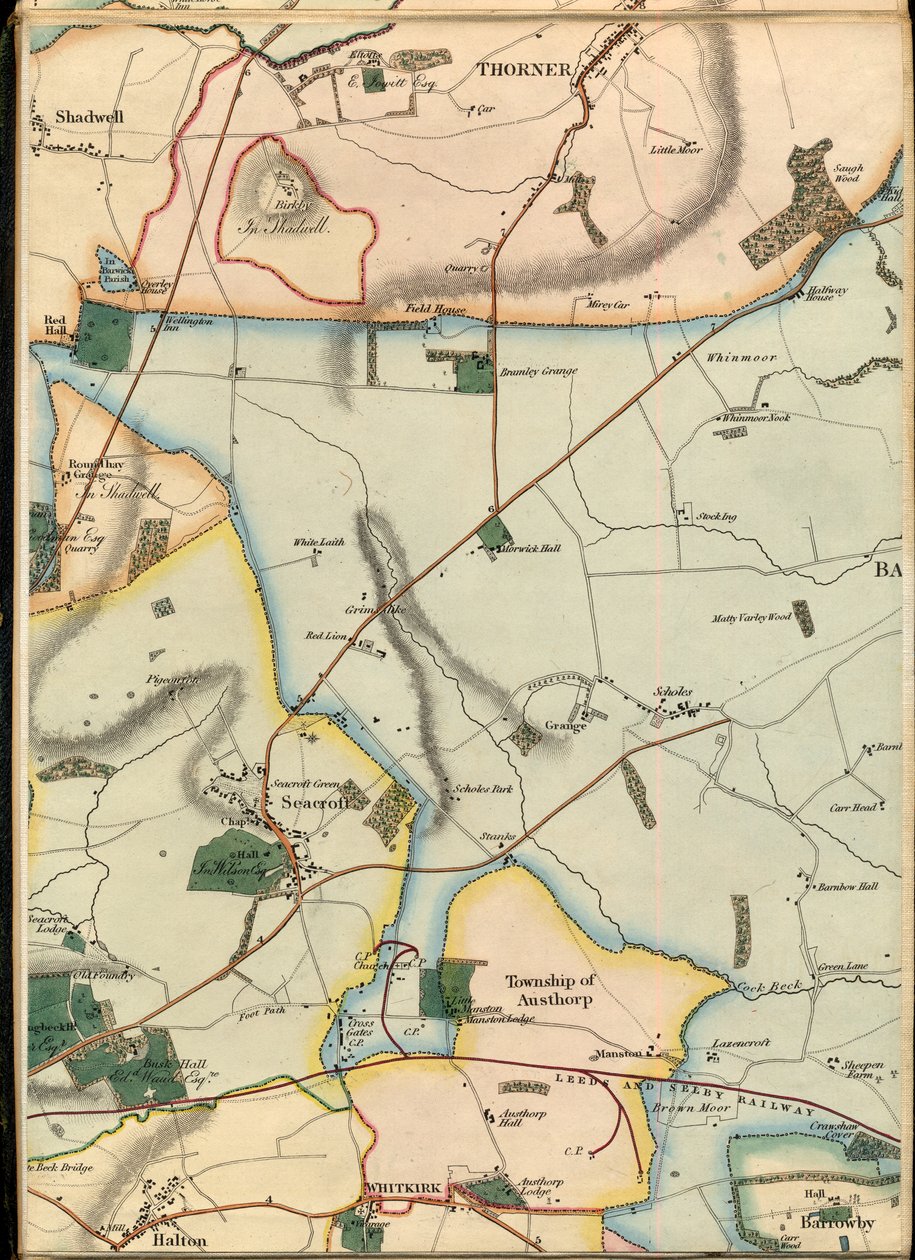 B5, Thorner, Seacroft, Austhorp, Shadwell, Whitkirk  Halton. tekijältä Joshua Thorp