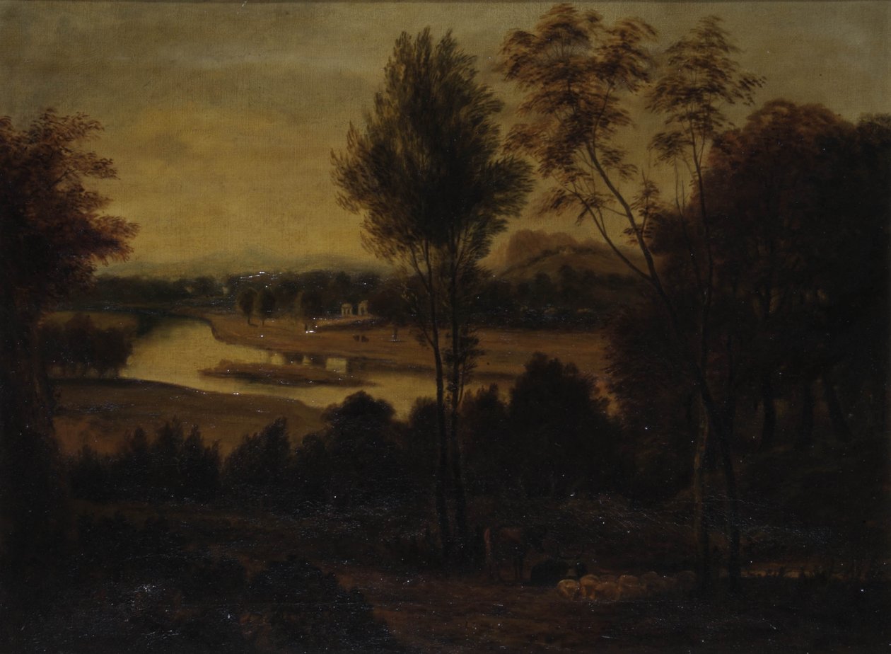 Näkymä Wick Housesta, noin 1800 tekijältä Joshua after Reynolds