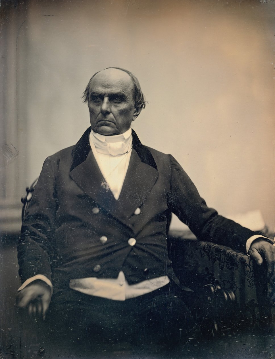 Daniel Webster, n. 1850. Tekijät: Josiah Johnson Hawes, Albert Sands Southworth. tekijältä Josiah Johnson Hawes, Albert Sands Southworth
