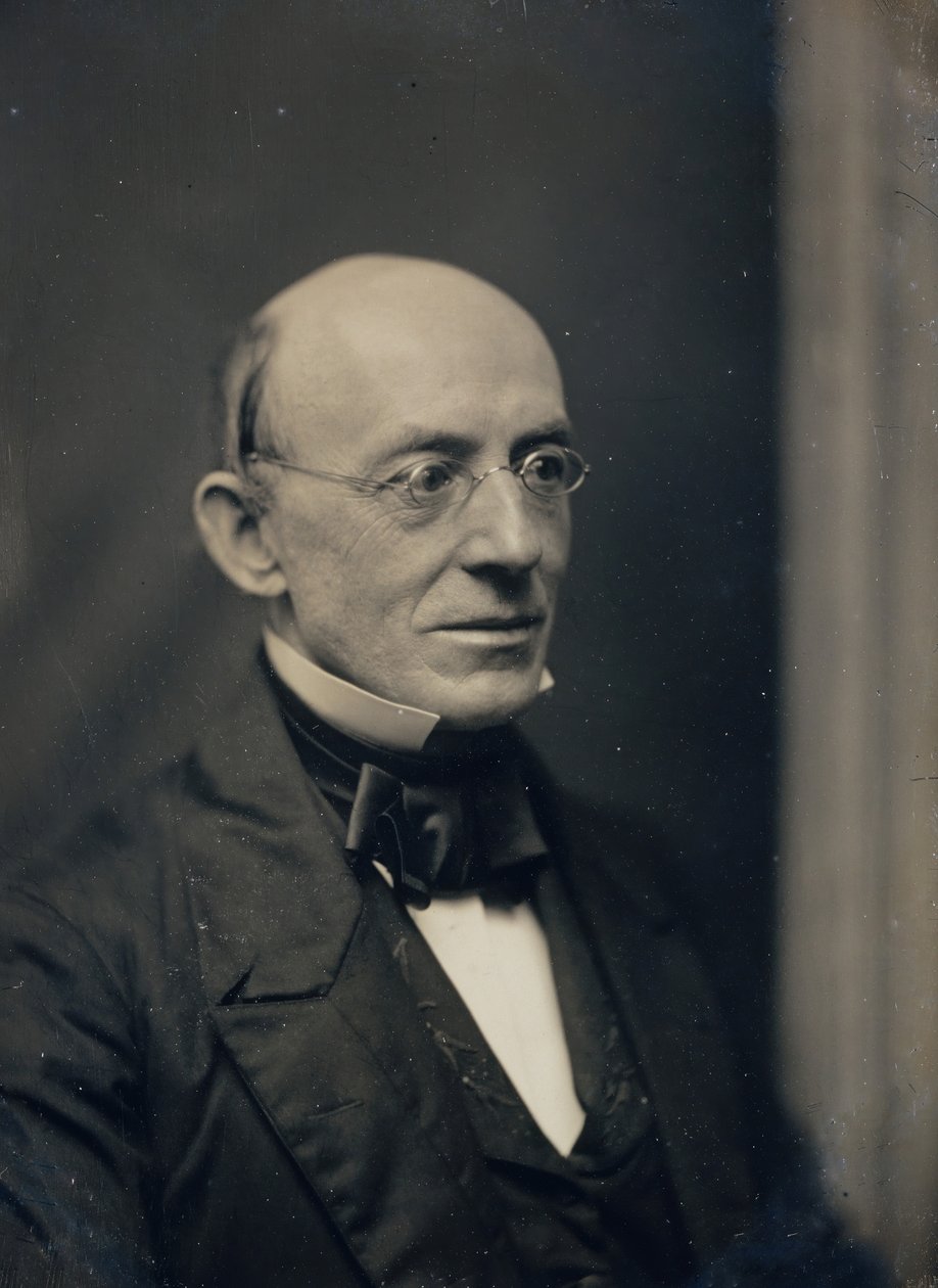 William Lloyd Garrison, n. 1850. Tekijät: Josiah Johnson Hawes, Albert Sands Southworth. tekijältä Josiah Johnson Hawes, Albert Sands Southworth