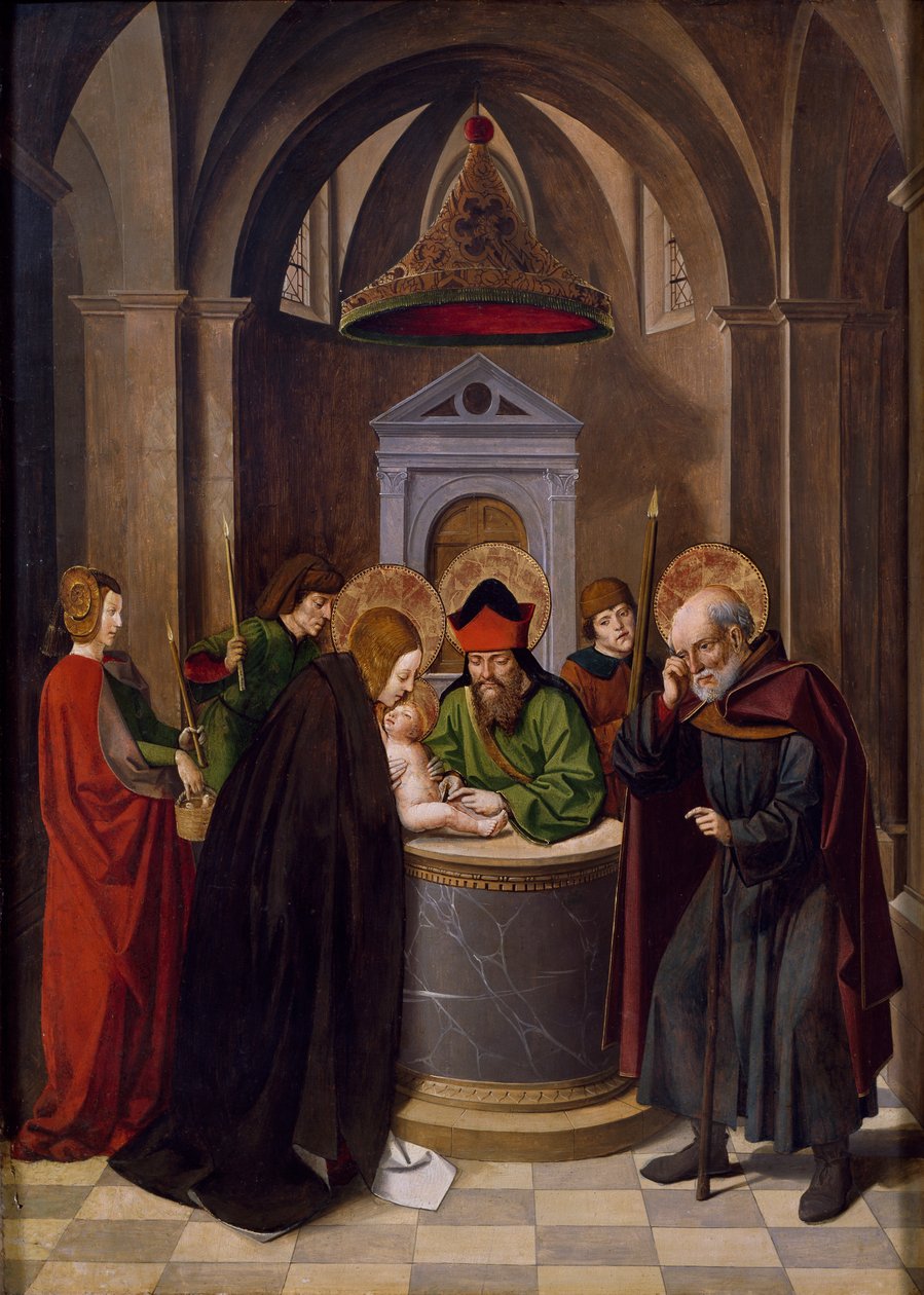 Josse Lieferinxen (kuoli ennen vuotta 1508) Jeesuksen ympärileikkaus tekijältä Josse (fl.1493 1508) Lieferinxe