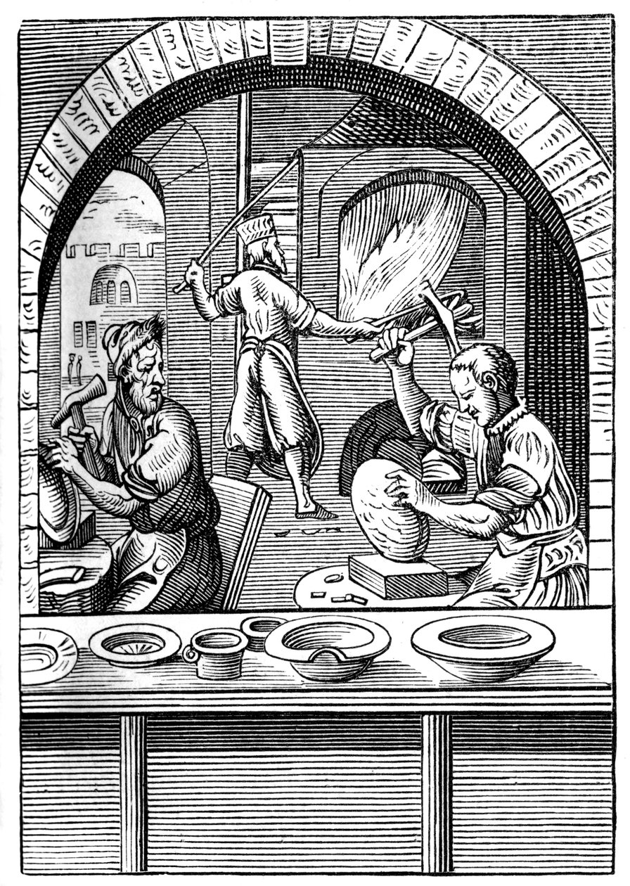 Altaan valmistaja, 1500-luku 1849. tekijältä Jost Amman