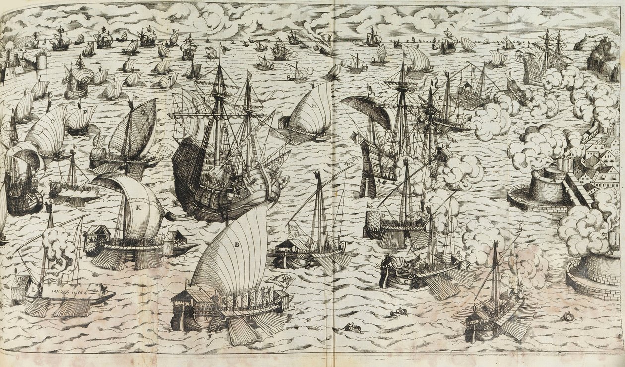 Kuvitus Leonhard Fronspergerin Sotakirjasta, 1571. tekijältä Jost Amman