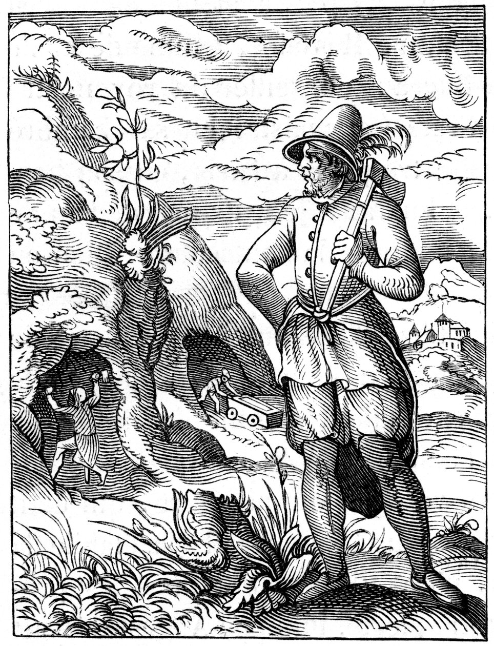 Kaivosmies, 1500-luku 1849. tekijältä Jost Amman
