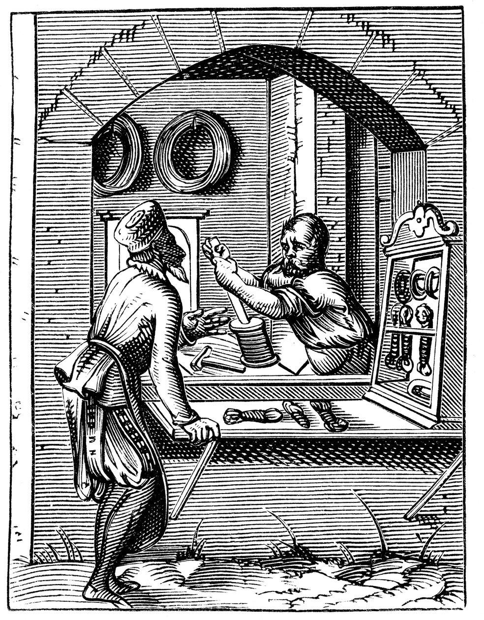Wire Worker, 1500-luku tekijältä Jost Amman