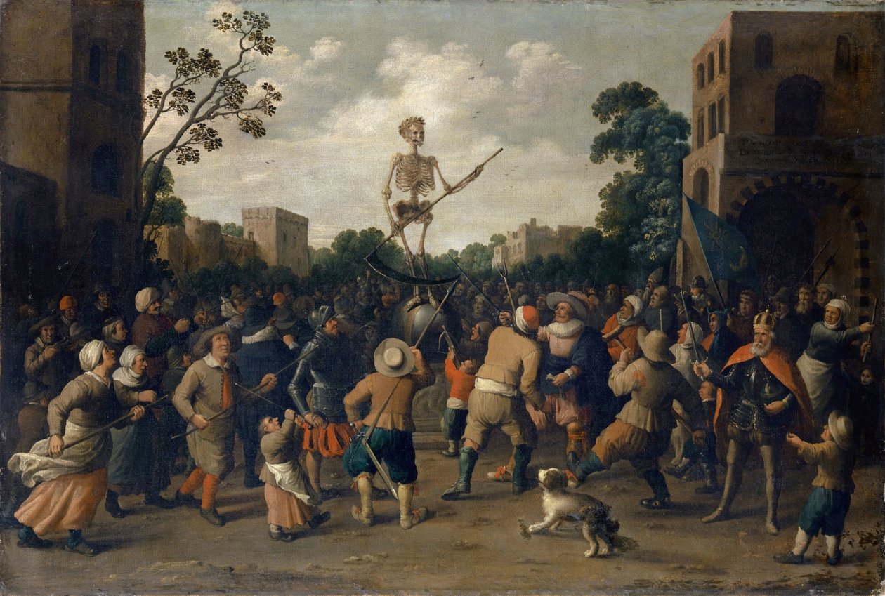 Taistelu kuolemaa vastaan, 1625. tekijältä Jost Cornelisz Droochsloot